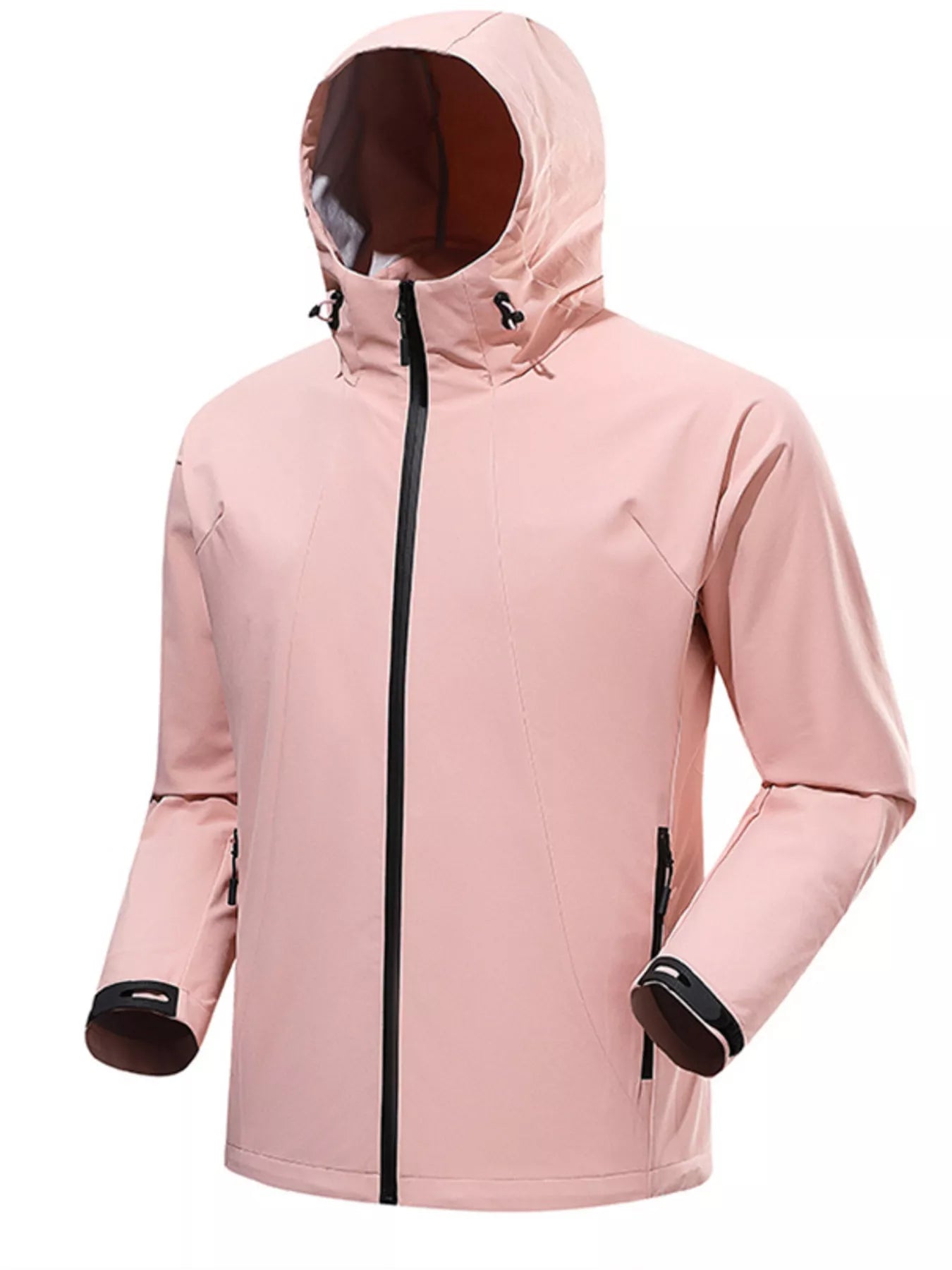 Men's Full Size Lightweight Hooded Windproof Outdoor Jacket Plus Size