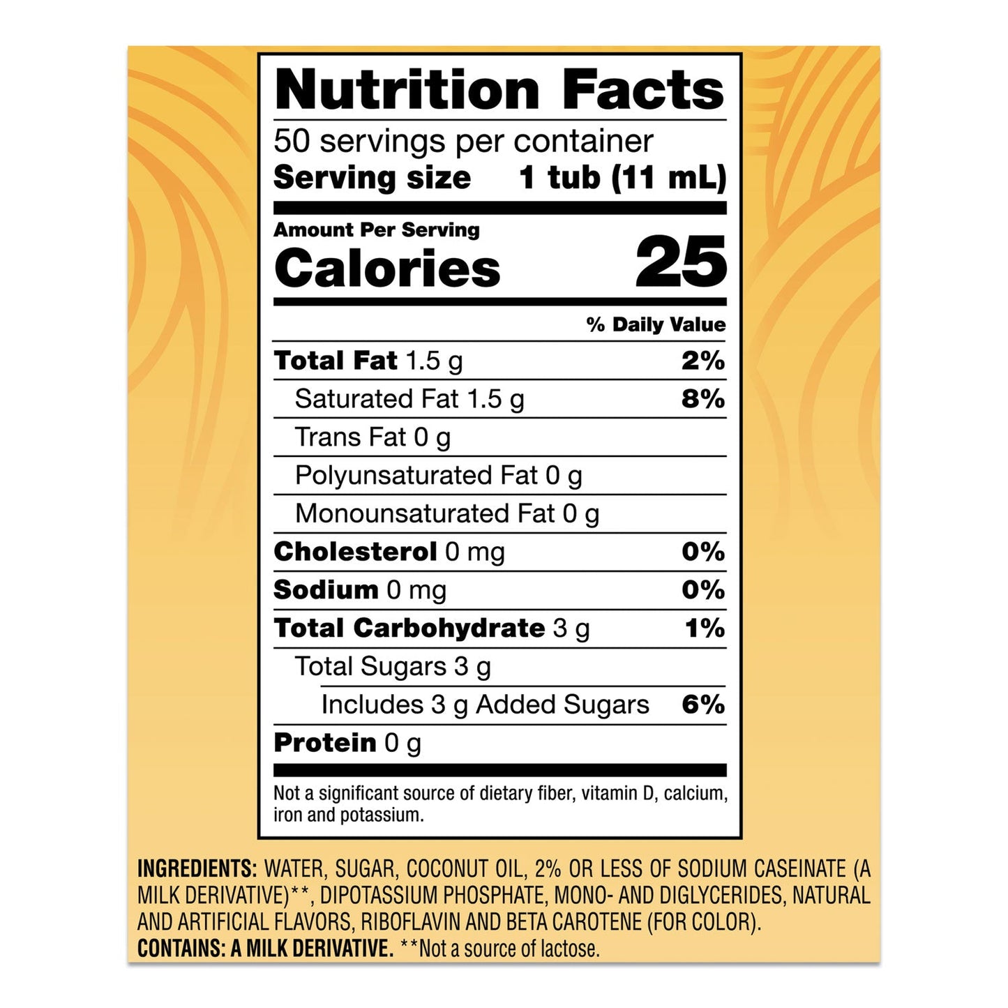 Coffee mate Liquid Coffee Creamer, Hazelnut, 0.38 oz Mini Cups, 50/Box