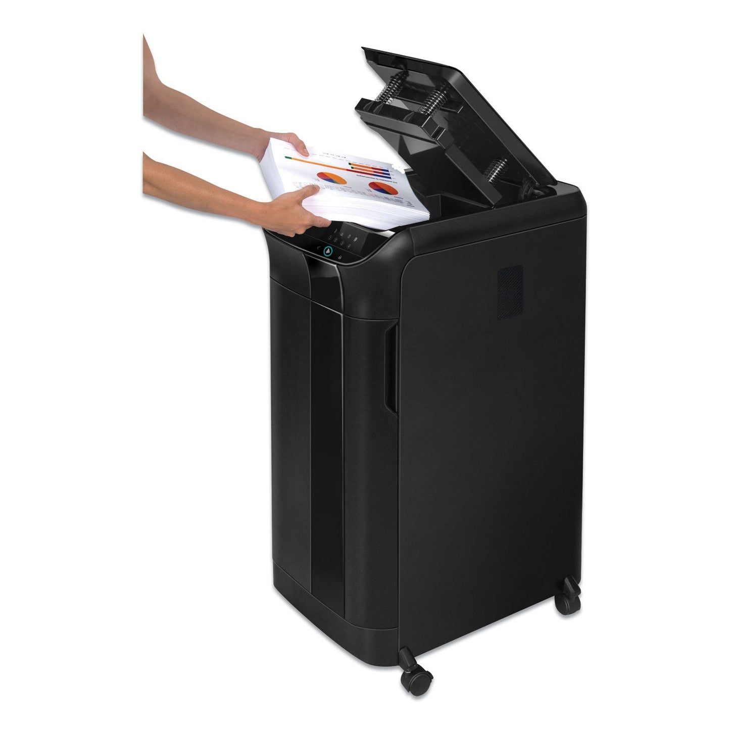 Fellowes AutoMax 550C Auto Feed Cross-Cut Shredder, 550 Auto/14 Manual Sheet Capacity