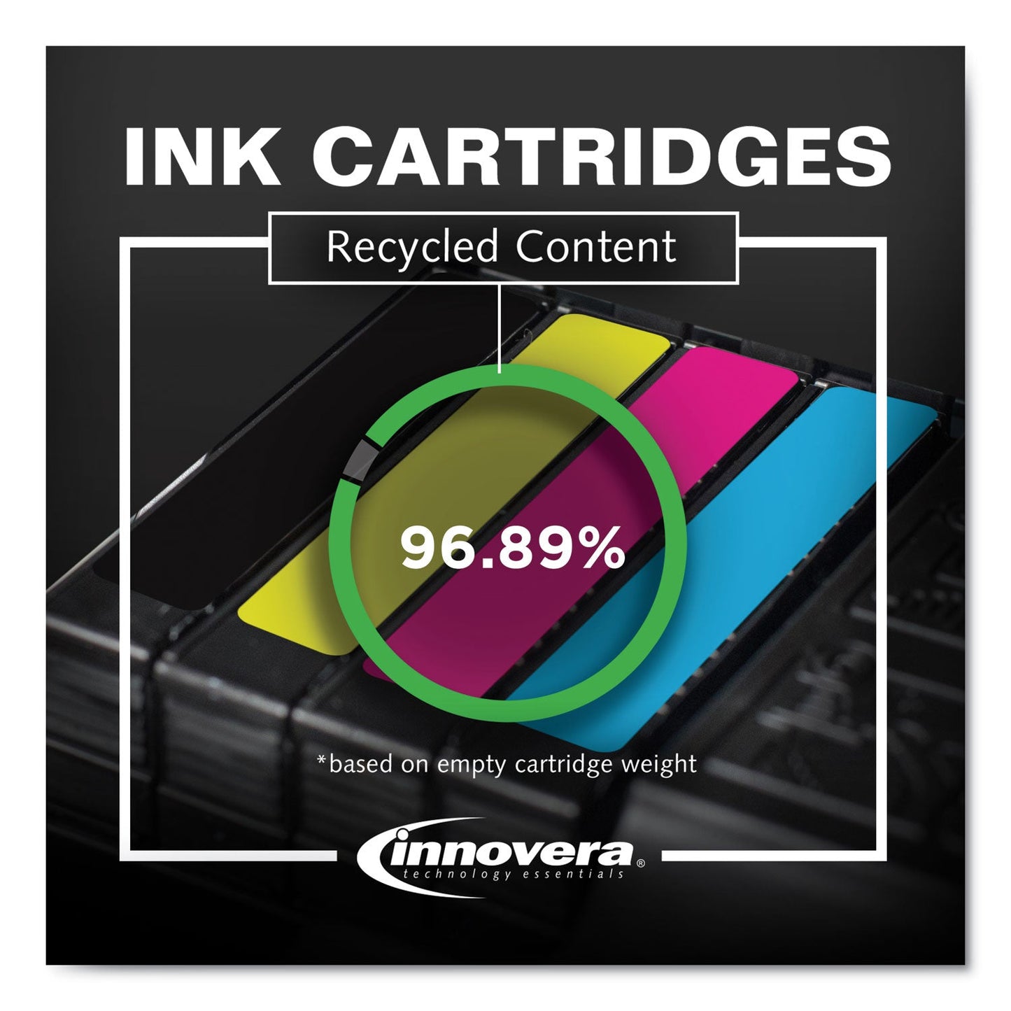 Innovera Remanufactured Black High-Yield Ink, Replacement for LC103BK, 600 Page-Yield