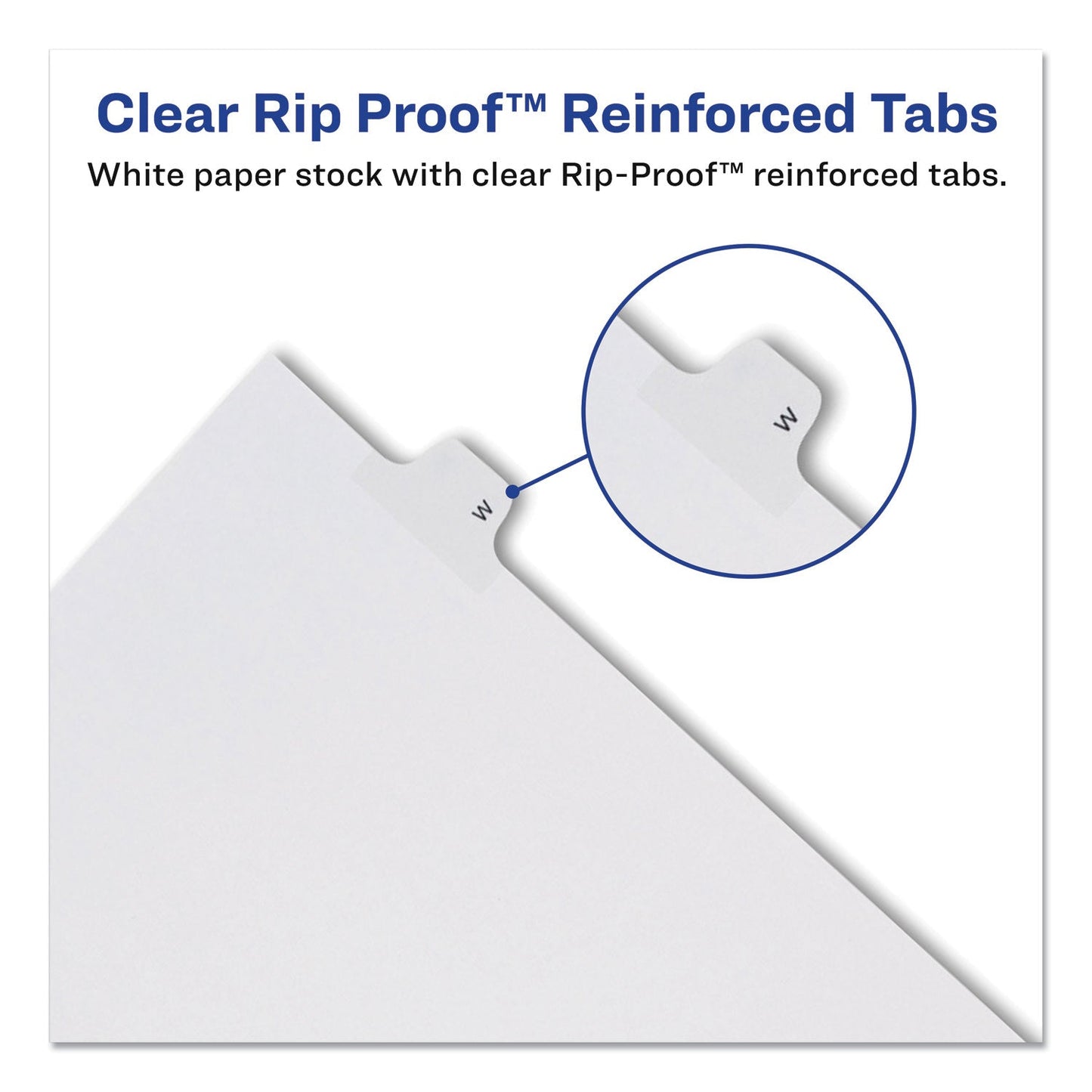 Avery Preprinted Legal Exhibit Side Tab Index Dividers, Allstate Style, 10-Tab, 11, 11 x 8.5, White, 25/Pack