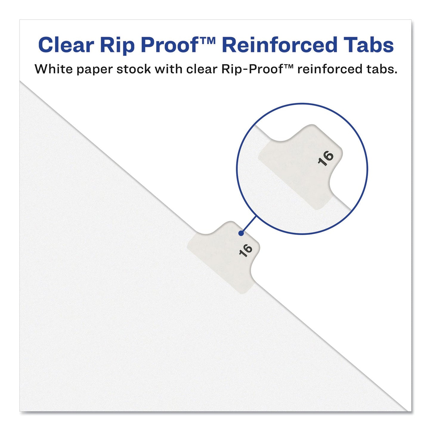 Avery Preprinted Legal Exhibit Side Tab Index Dividers, Avery Style, 10-Tab, 7, 11 x 8.5, White, 25/Pack