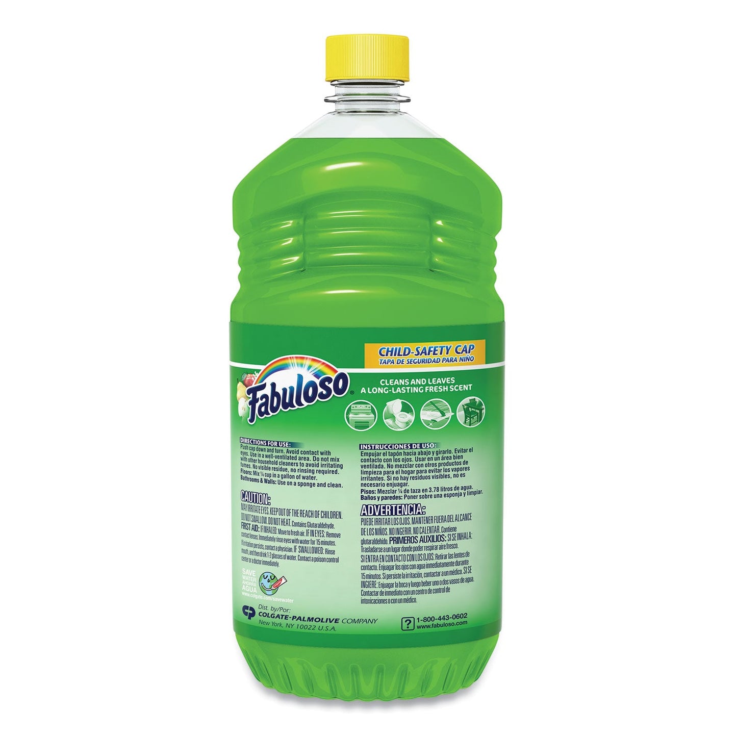 Fabuloso Multi-use Cleaner, Passion Fruit Scent, 56 oz, Bottle, 6/Carton