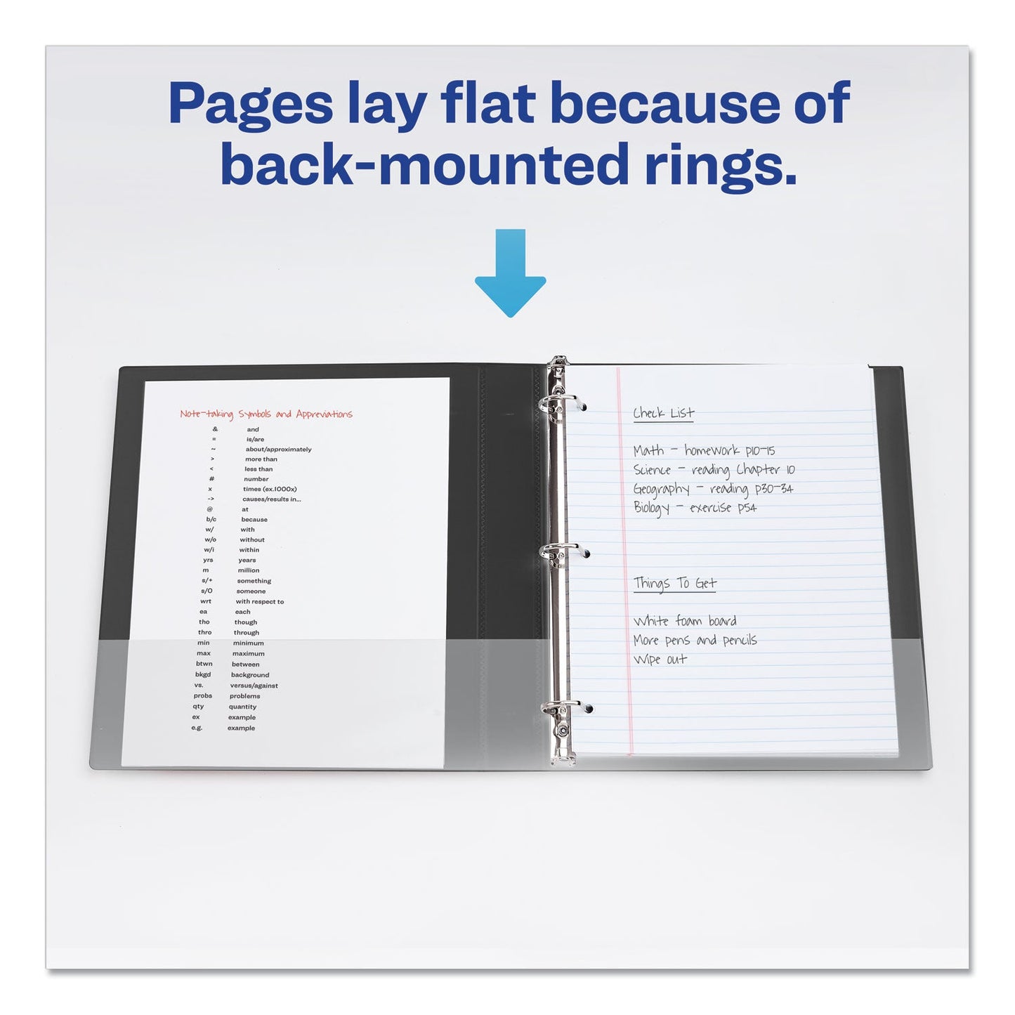 Avery Durable Non-View Binder with DuraHinge and Slant Rings, 3 Rings, 1" Capacity, 11 x 8.5, Green