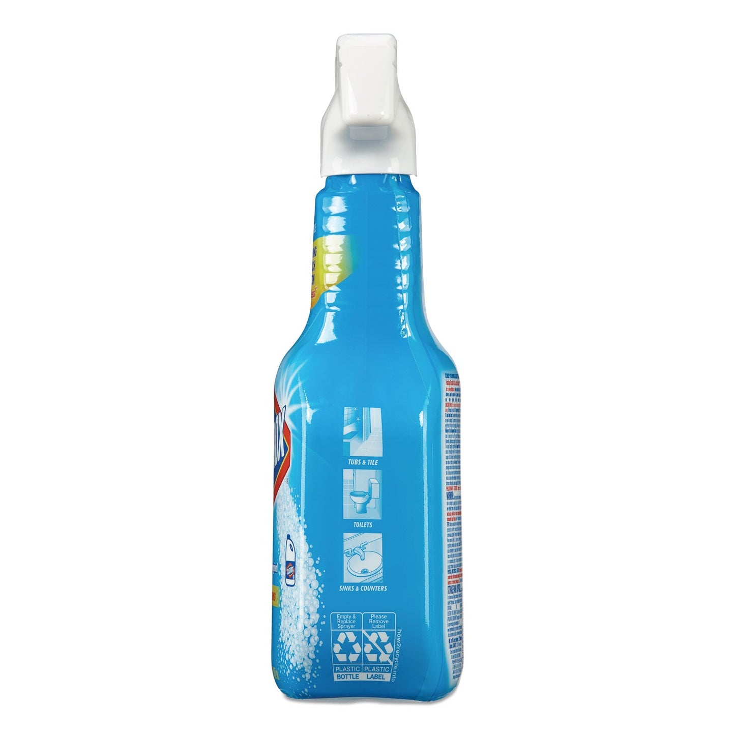 Clorox Bleach Foamer Bathroom Spray, Original, 30 oz Spray Bottle, 9/Carton