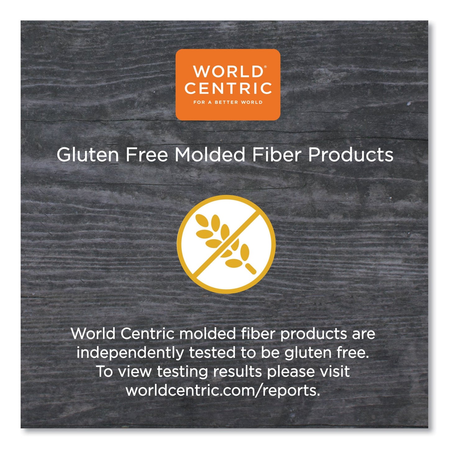 World Centric Fiber Trays, 1-Compartment, 8.3 x 4.9 x 0.7, Natural, Paper, 500/Carton