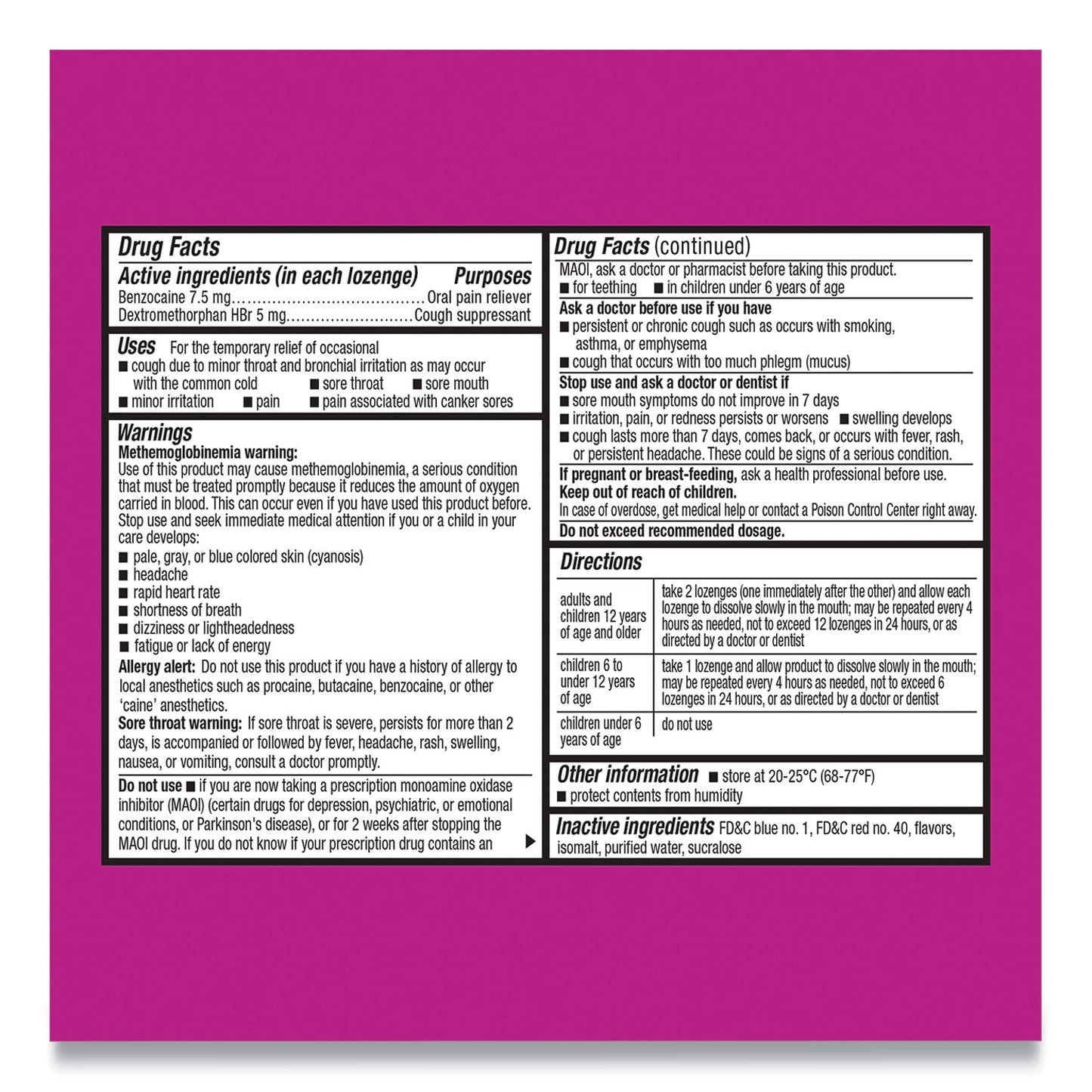 Cepacol Sore Throat and Cough Lozenges, Mixed Berry, 16 Lozenges
