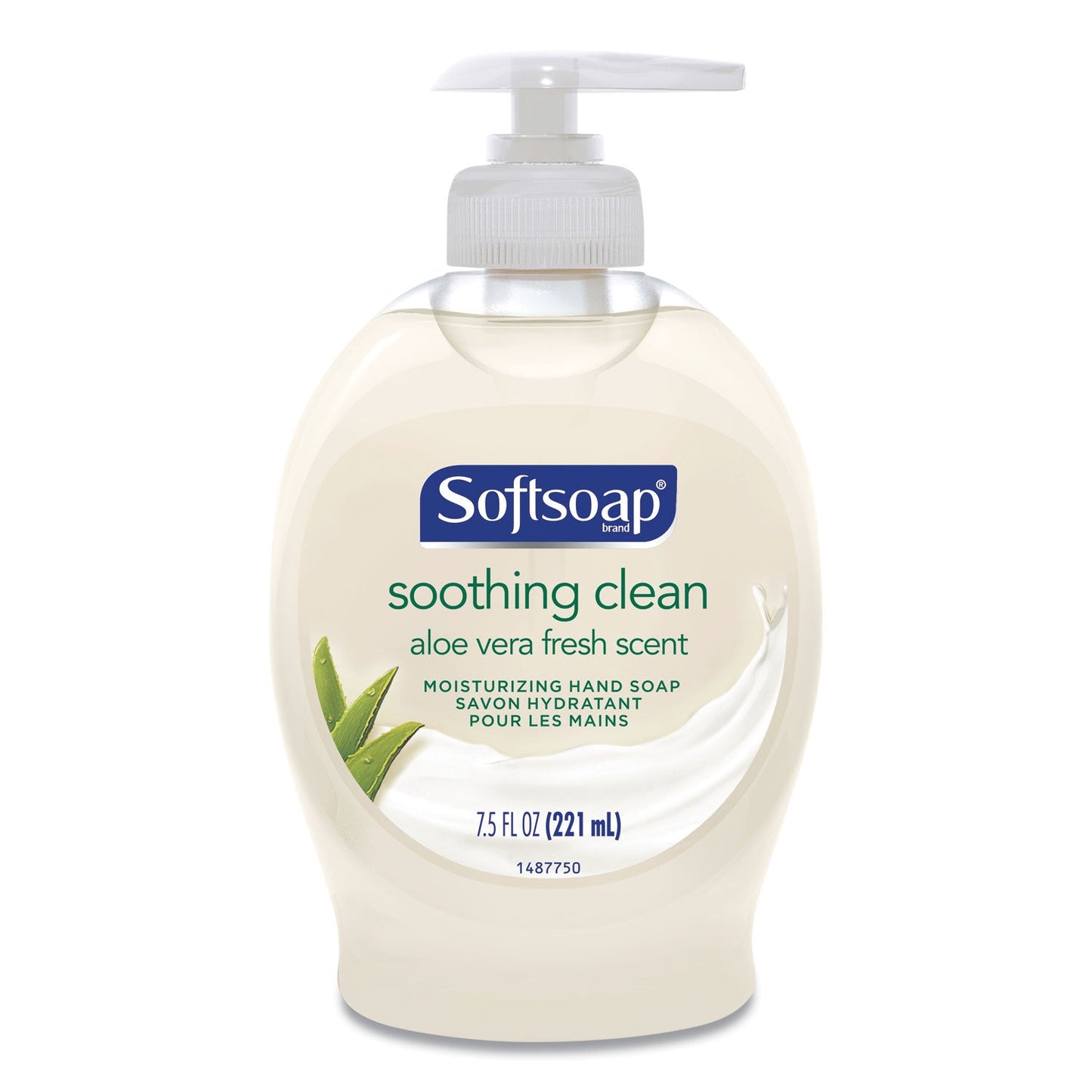 Softsoap Moisturizing Hand Soap, Aloe, 7.5 oz Bottle, 6/Carton