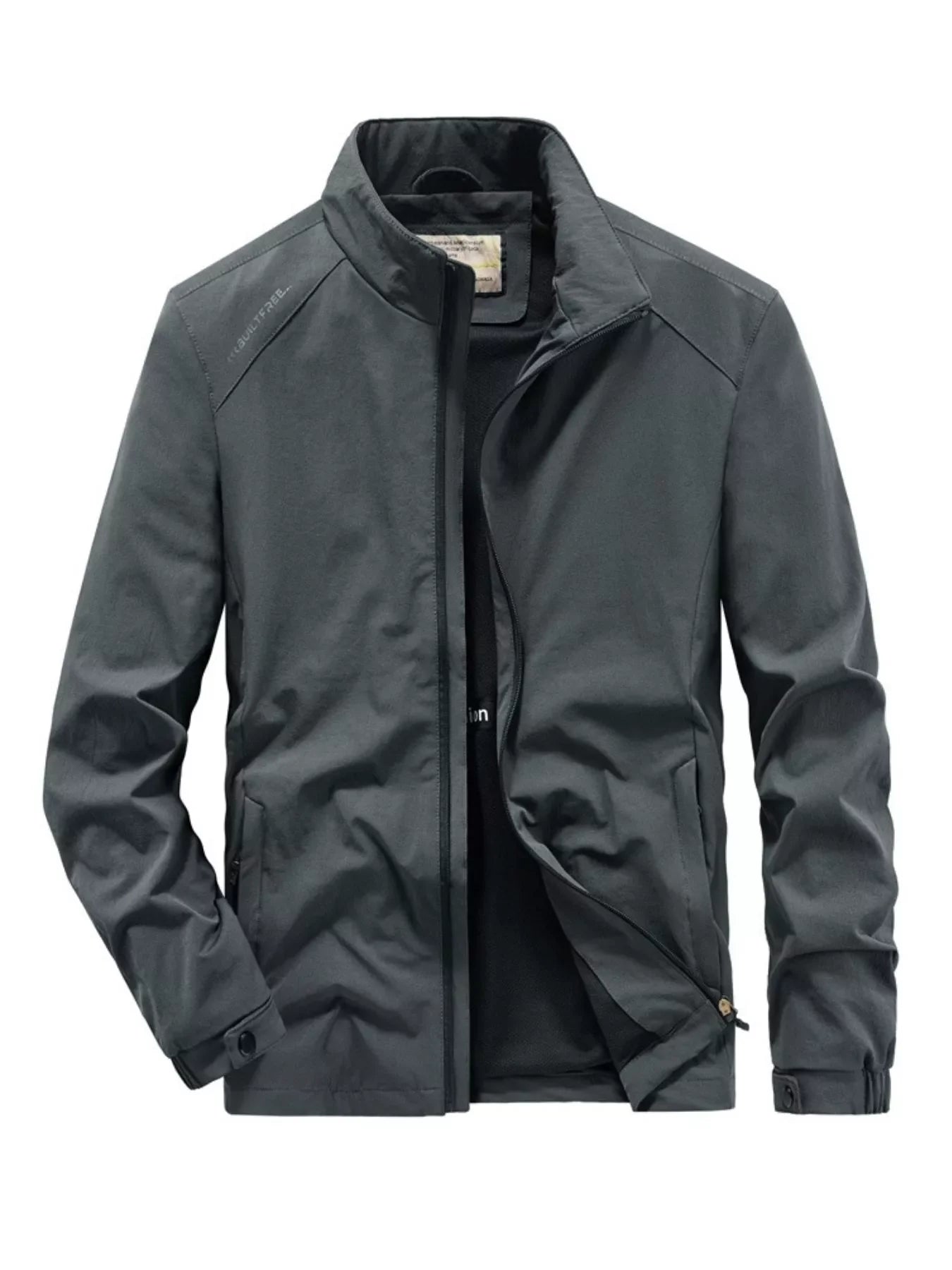 Men's Plus Size Casual Lightweight Windbreaker Jacket