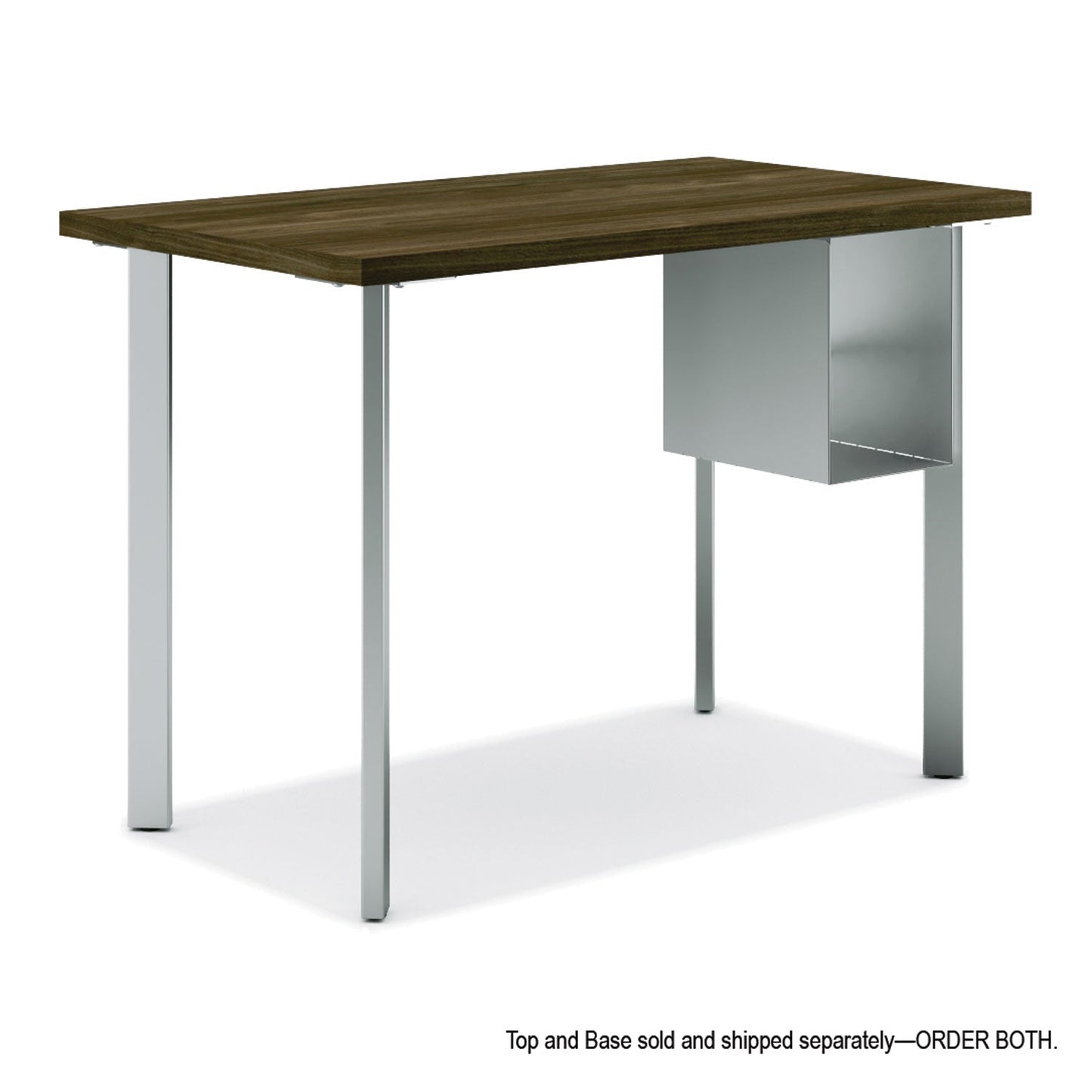 HON Coze Worksurface, Rectangular, 48w x 24d, Florence Walnut