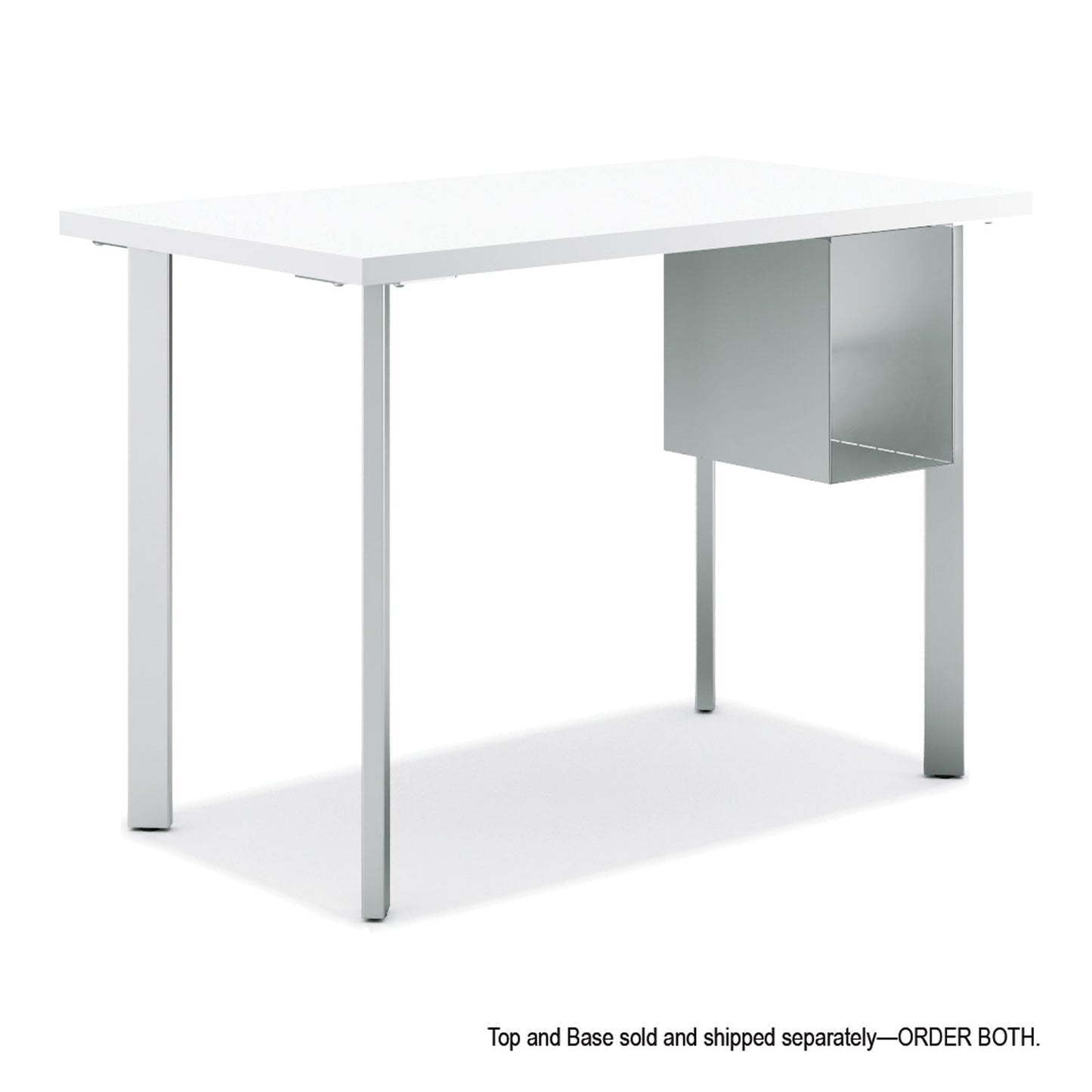 HON Coze Worksurface, Rectangular, 48w x 24d, Designer White