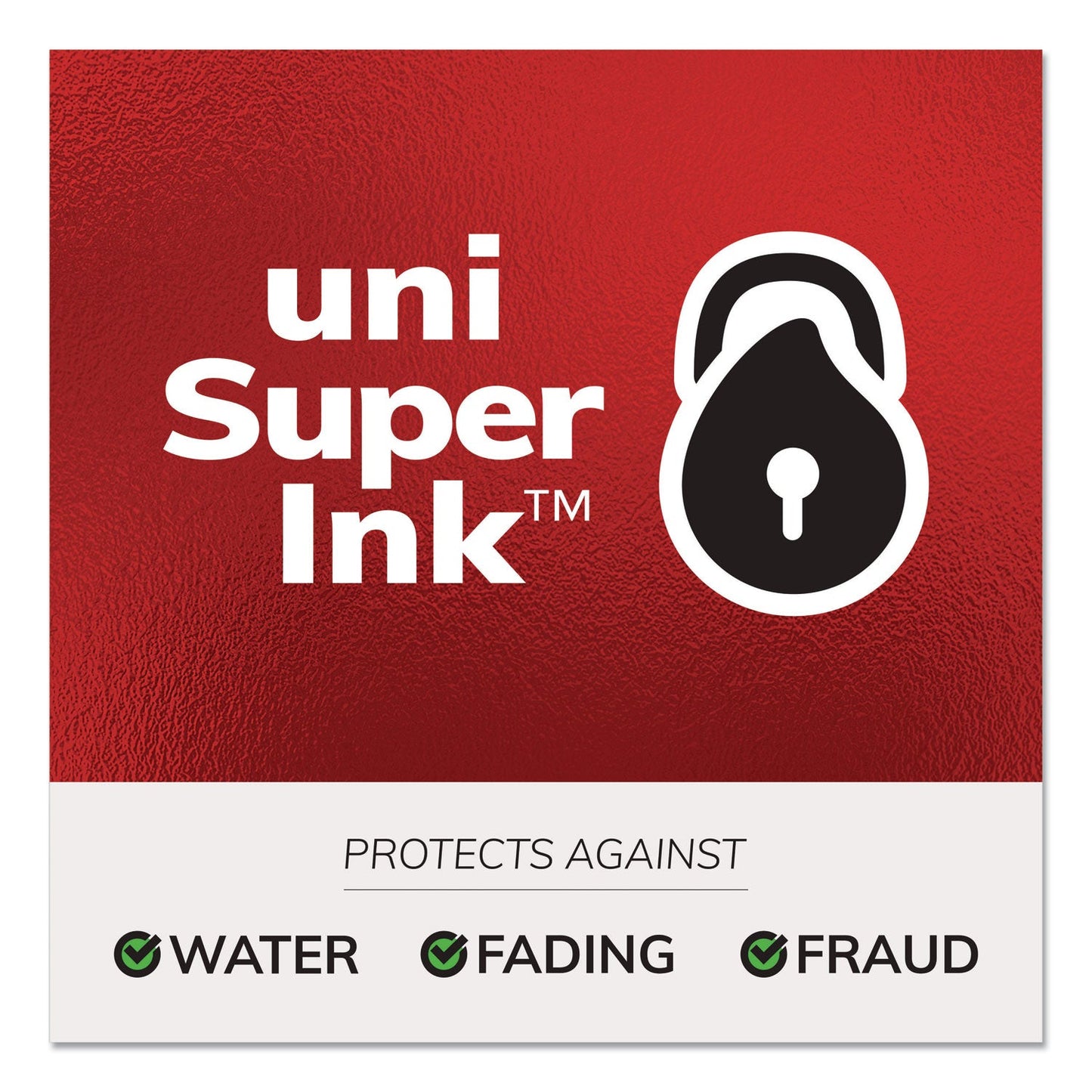 uniball Refill for Gel 207 IMPACT RT Roller Ball Pens, Bold Conical Tip, Black Ink, 2/Pack