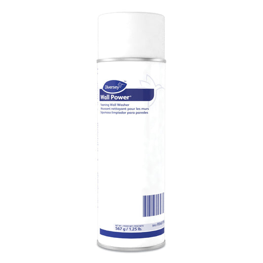 Diversey Wall Power Foaming Wall Washer, 20 oz Can, 12/Carton
