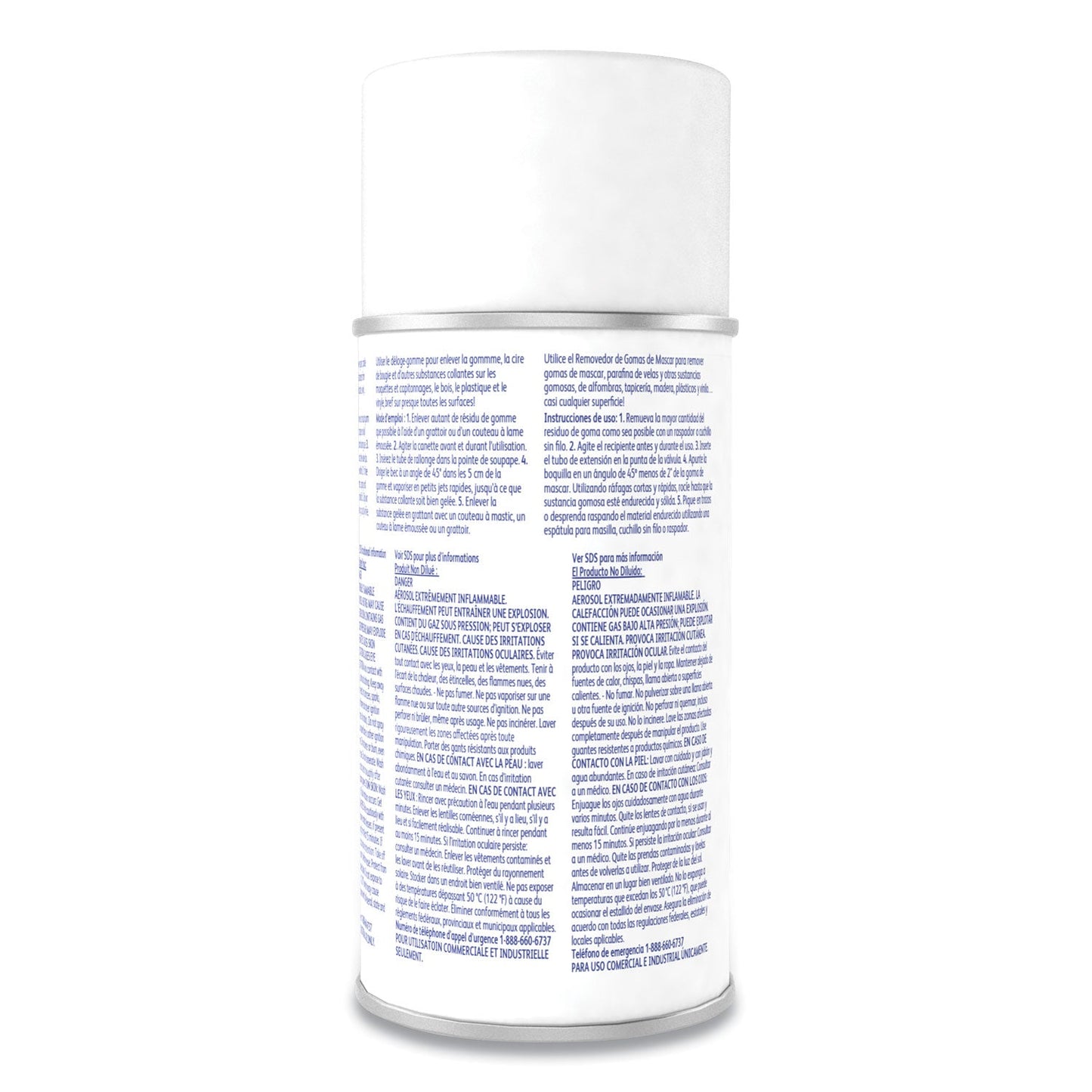 Diversey Gum Remover, 6.5 oz Aerosol Spray Can, 12/Carton