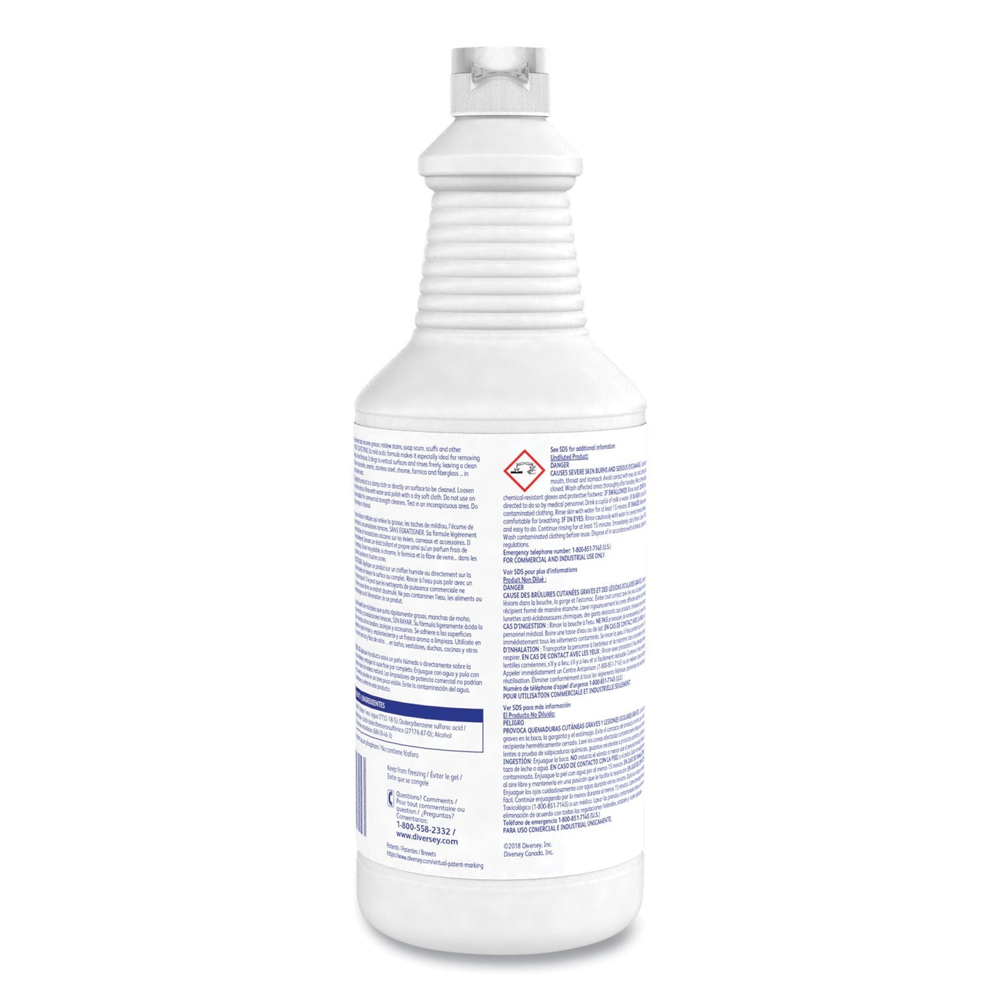 Diversey Emerel Multi-Surface Creme Cleanser, Fresh Scent, 32 oz Bottle, 12/Carton
