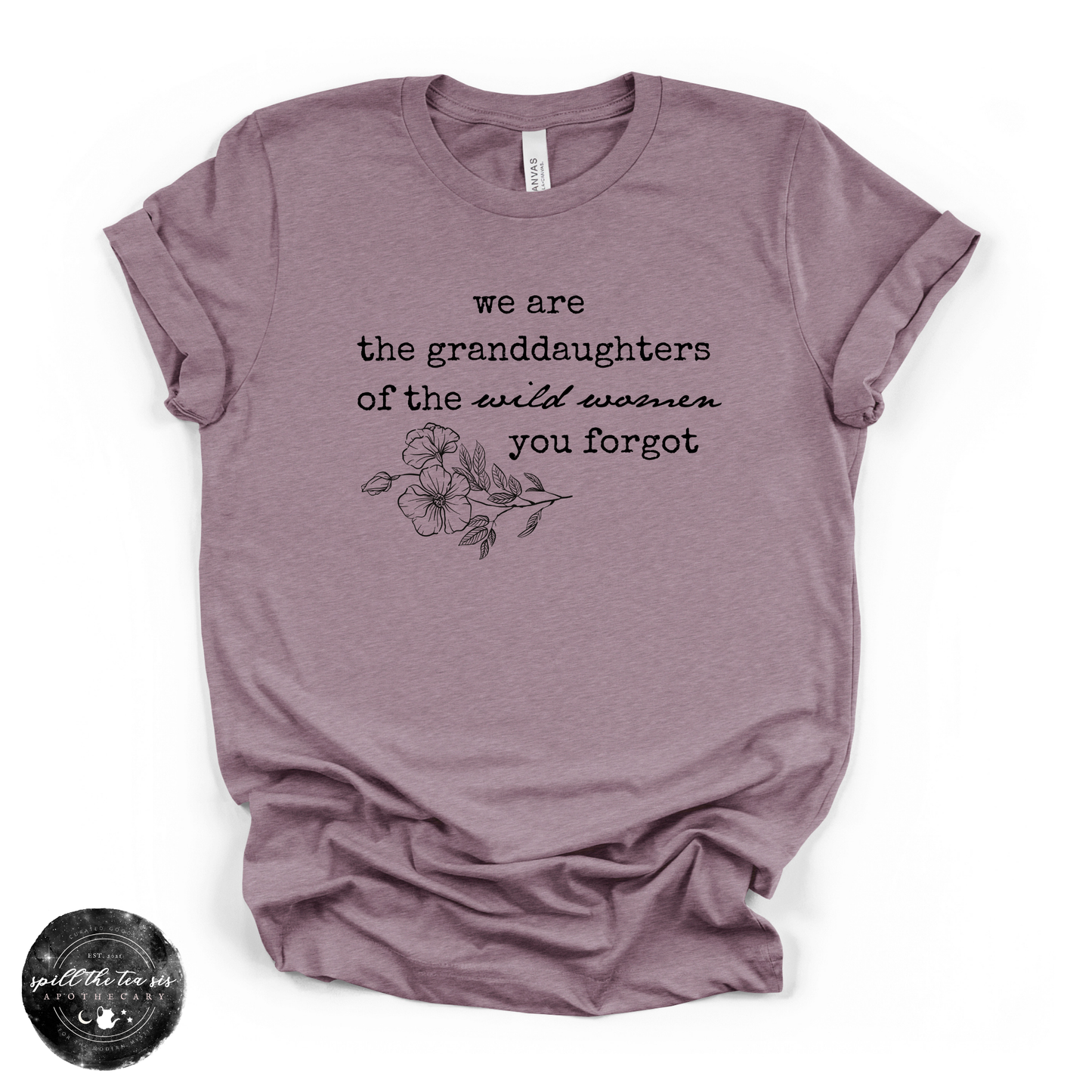 Granddaughters of the Wild Women Tee | Witchy Empowerment Graphic T-Shirt