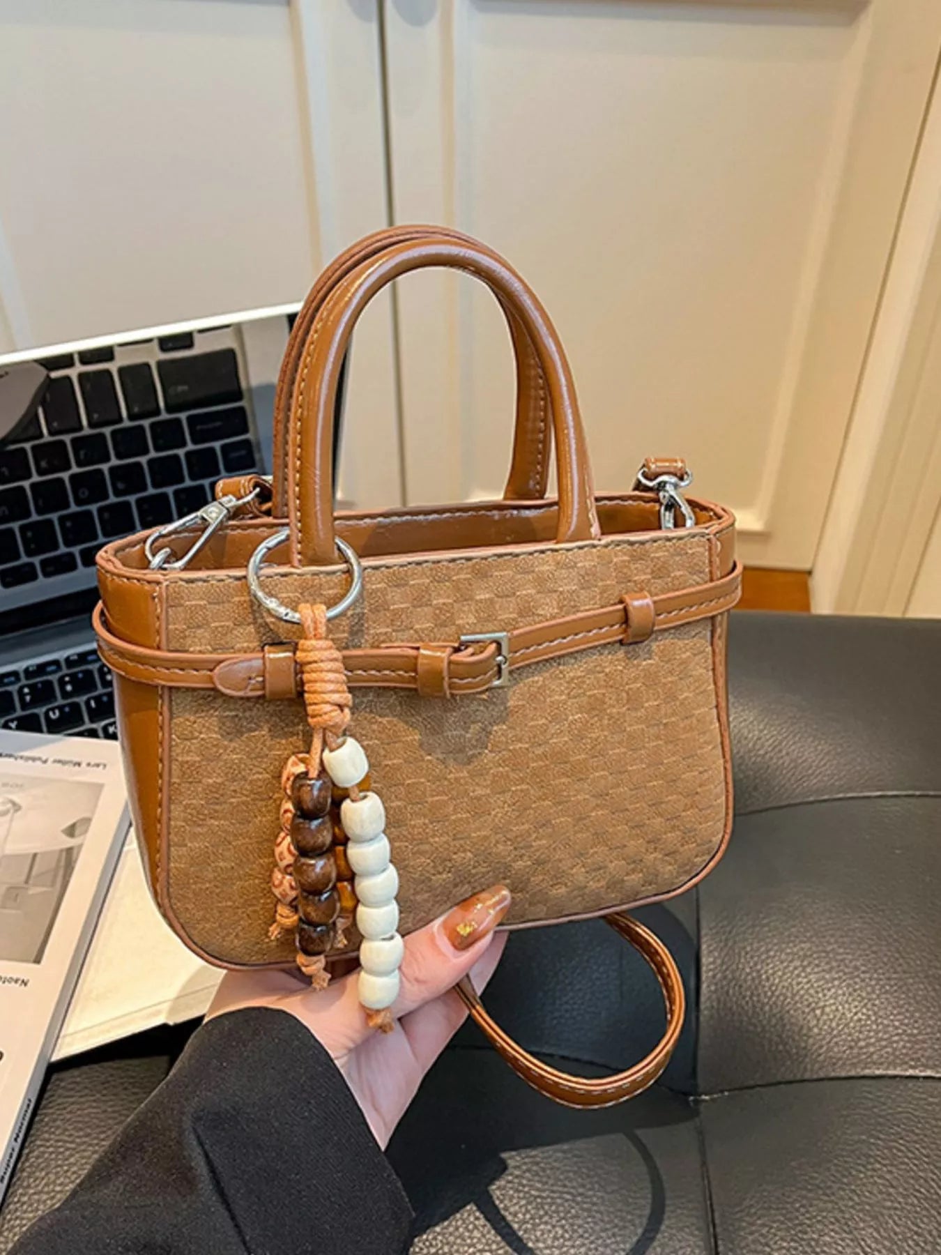 Top Handle Crossbody Bag