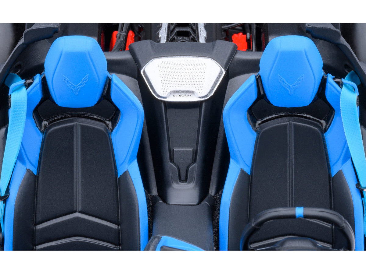 2020 Chevrolet Corvette C8 Stingray Rapid Blue 1/18 Model Car by Autoart