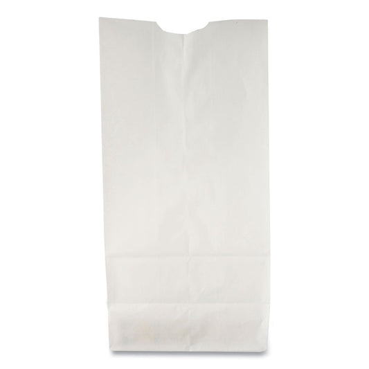 General Grocery Paper Bags, 30 lb Capacity, #2, 4.31" x 2.44" x 7.88", White, 500 Bags
