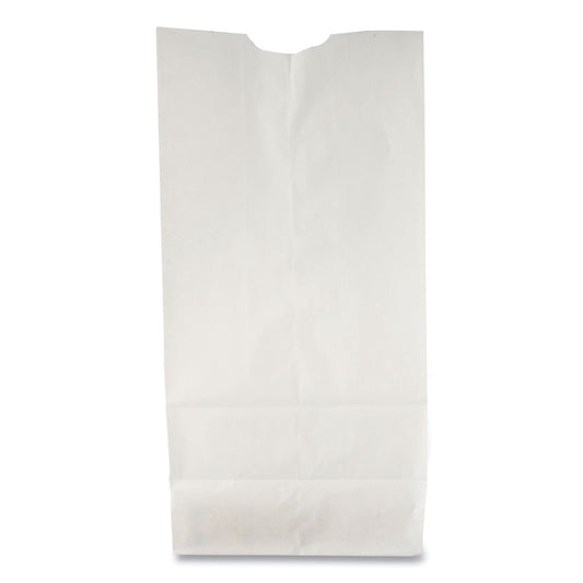 General Grocery Paper Bags, 35 lb Capacity, #6, 6" x 3.63" x 11.06", White, 500 Bags