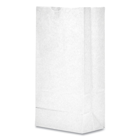 General Grocery Paper Bags, 35 lb Capacity, #8, 6.13" x 4.17" x 12.44", White, 500 Bags