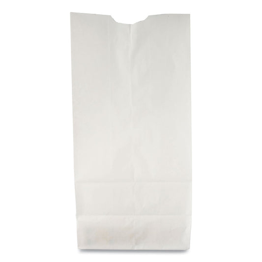General Grocery Paper Bags, 35 lb Capacity, #10, 6.31" x 4.19" x 13.38", White, 500 Bags
