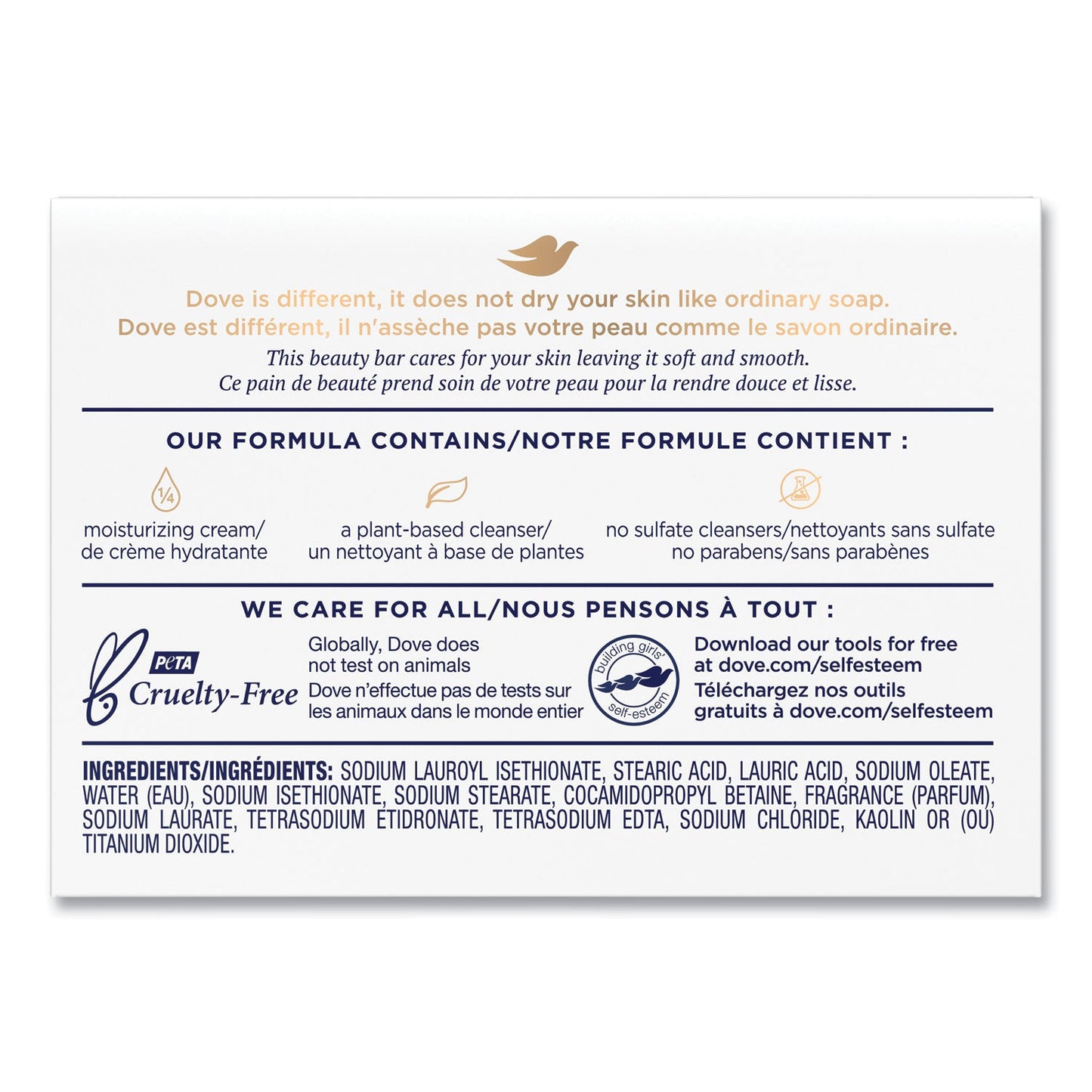 Dove White Beauty Bar, Light Scent, 2.6 oz
