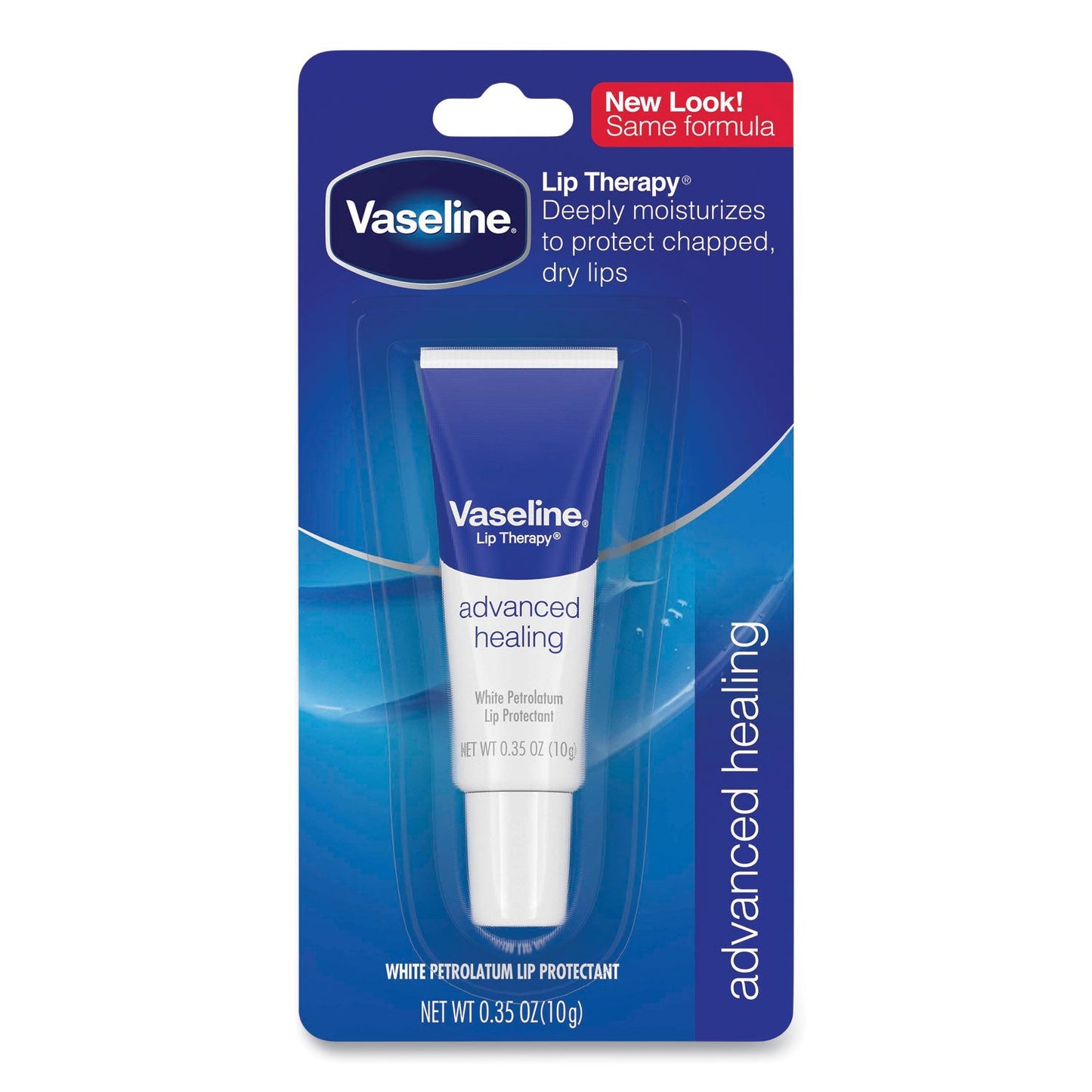 Vaseline Lip Therapy Advanced Lip Balm, Original, 0.35 oz Tube