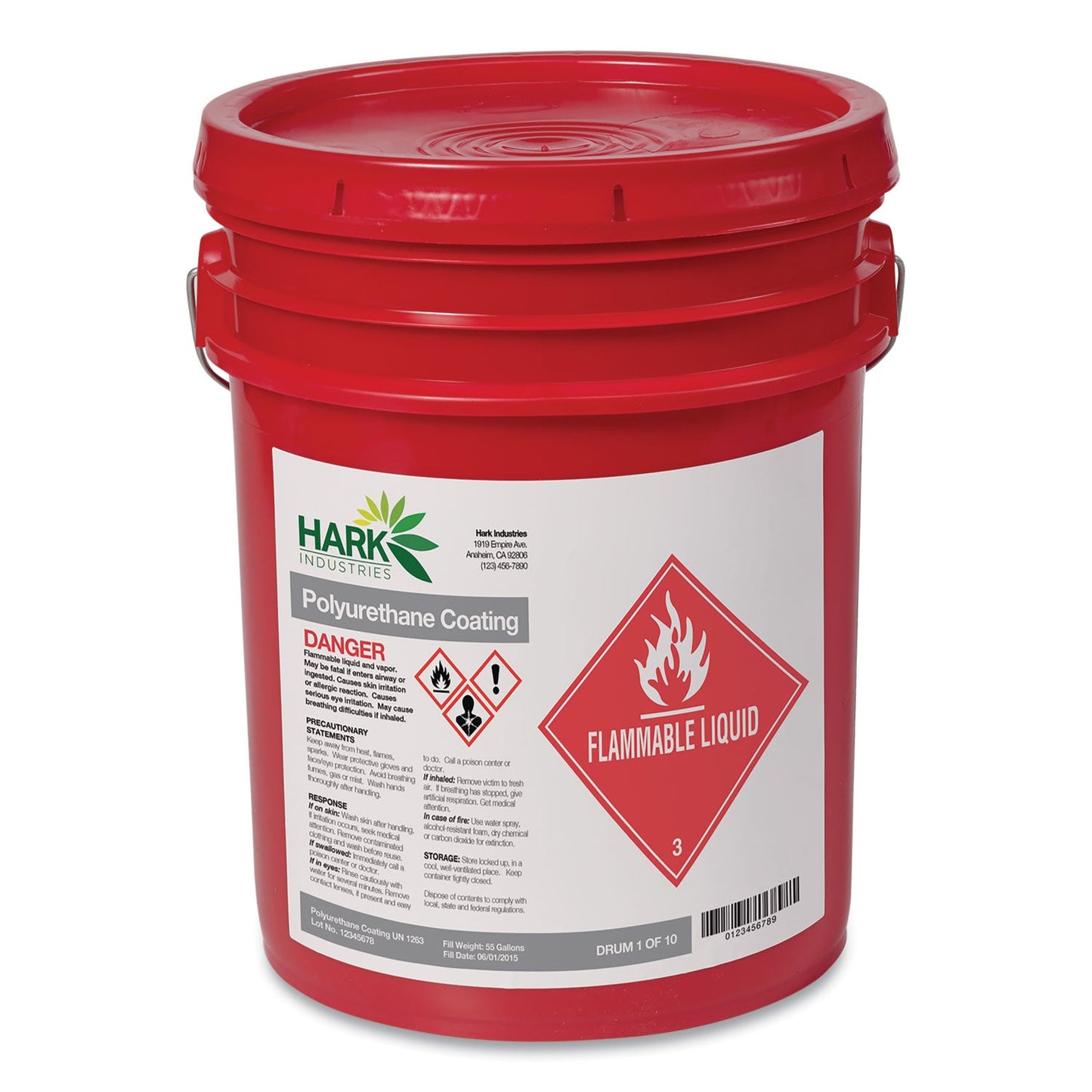Avery UltraDuty GHS Chemical Waterproof and UV Resistant Labels, 8.5 x 11, White, 50/Pack