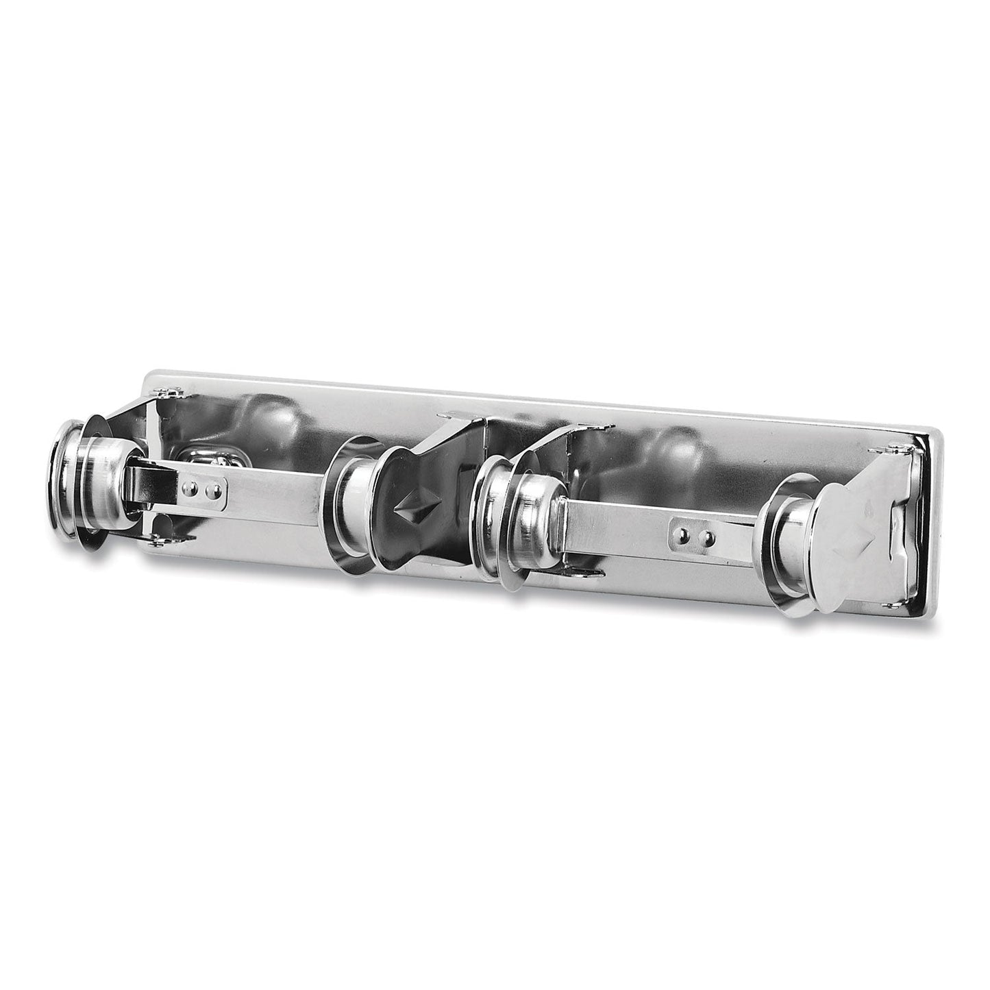 San Jamar Locking Toilet Tissue Dispenser, 12.38 x 4.5 x 2.75, Chrome