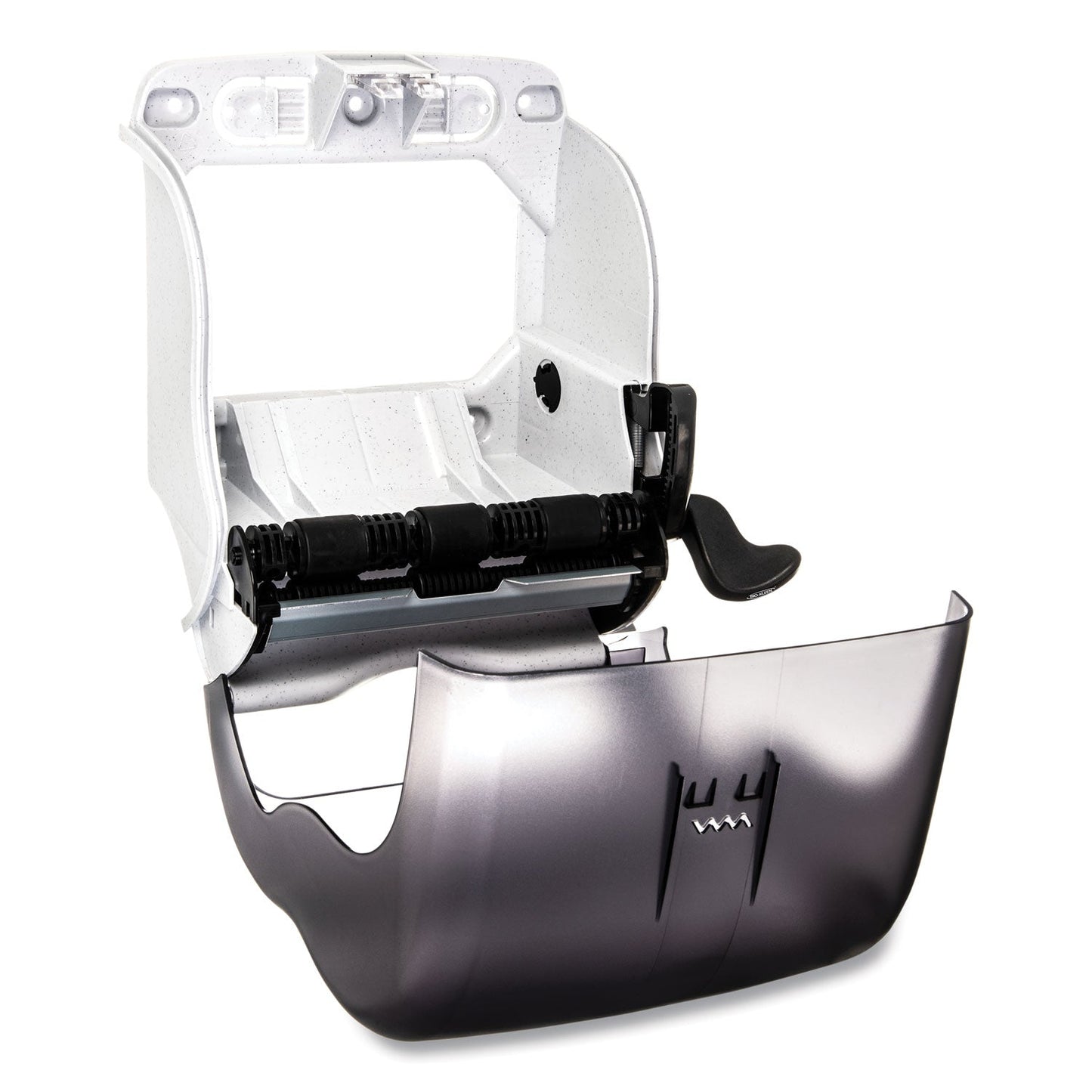 San Jamar Element Lever Roll Towel Dispenser, Classic, 12.5 x 8.5 x 12.75, Black Pearl