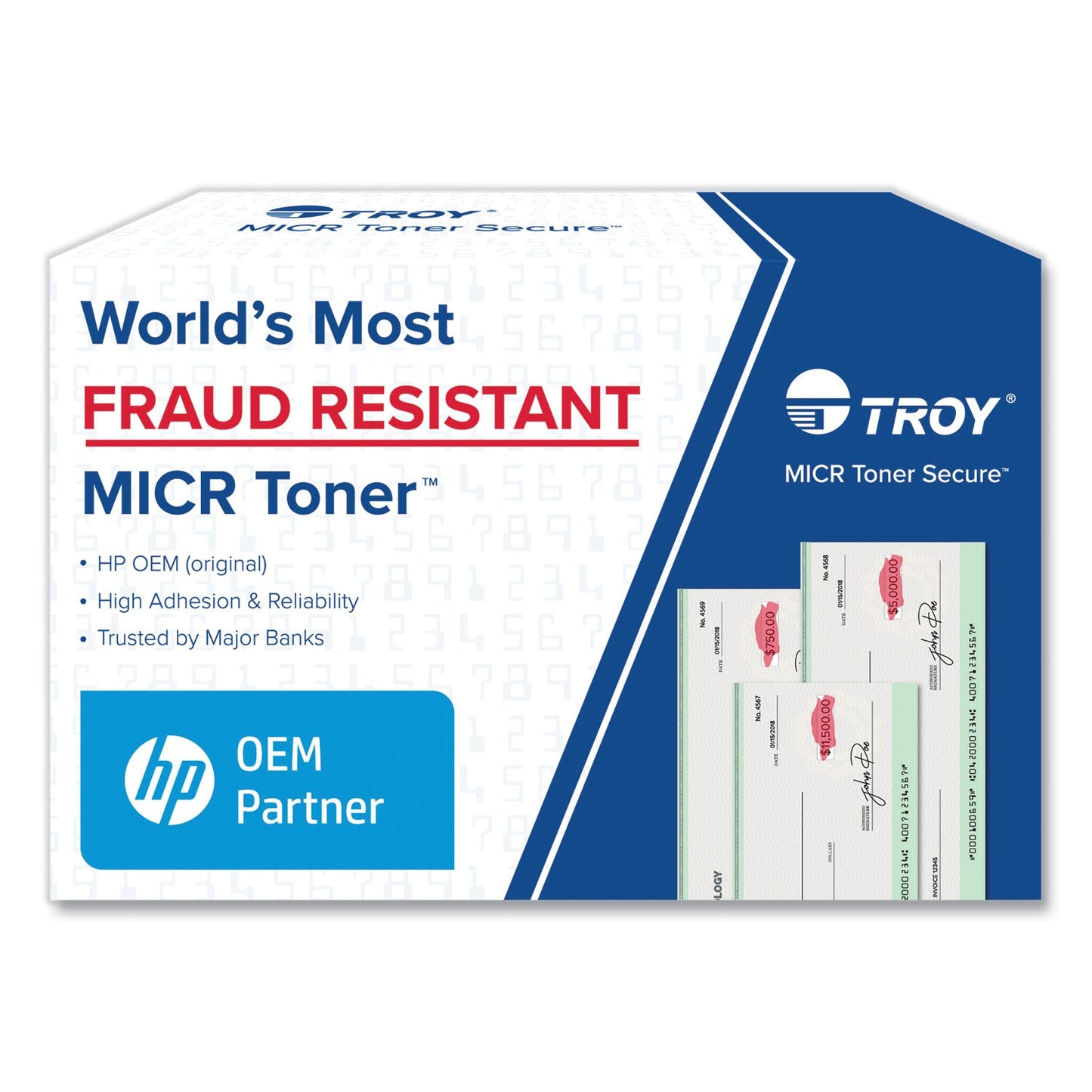TROY 0282000001 78A MICR Toner Secure, Alternative for HP CE278A, Black