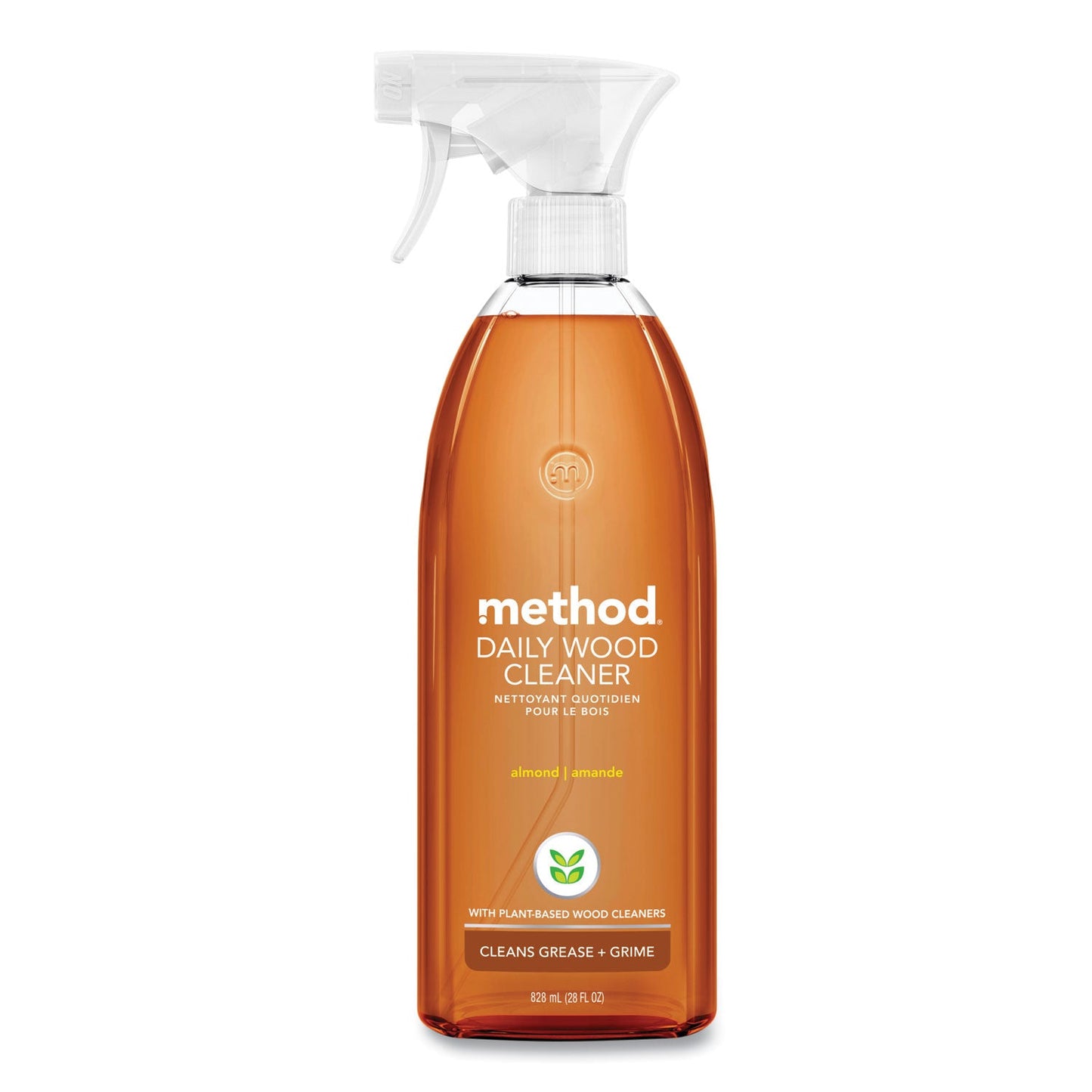 Method Daily Wood Cleaner, 28 oz Spray Bottle, 8/Carton