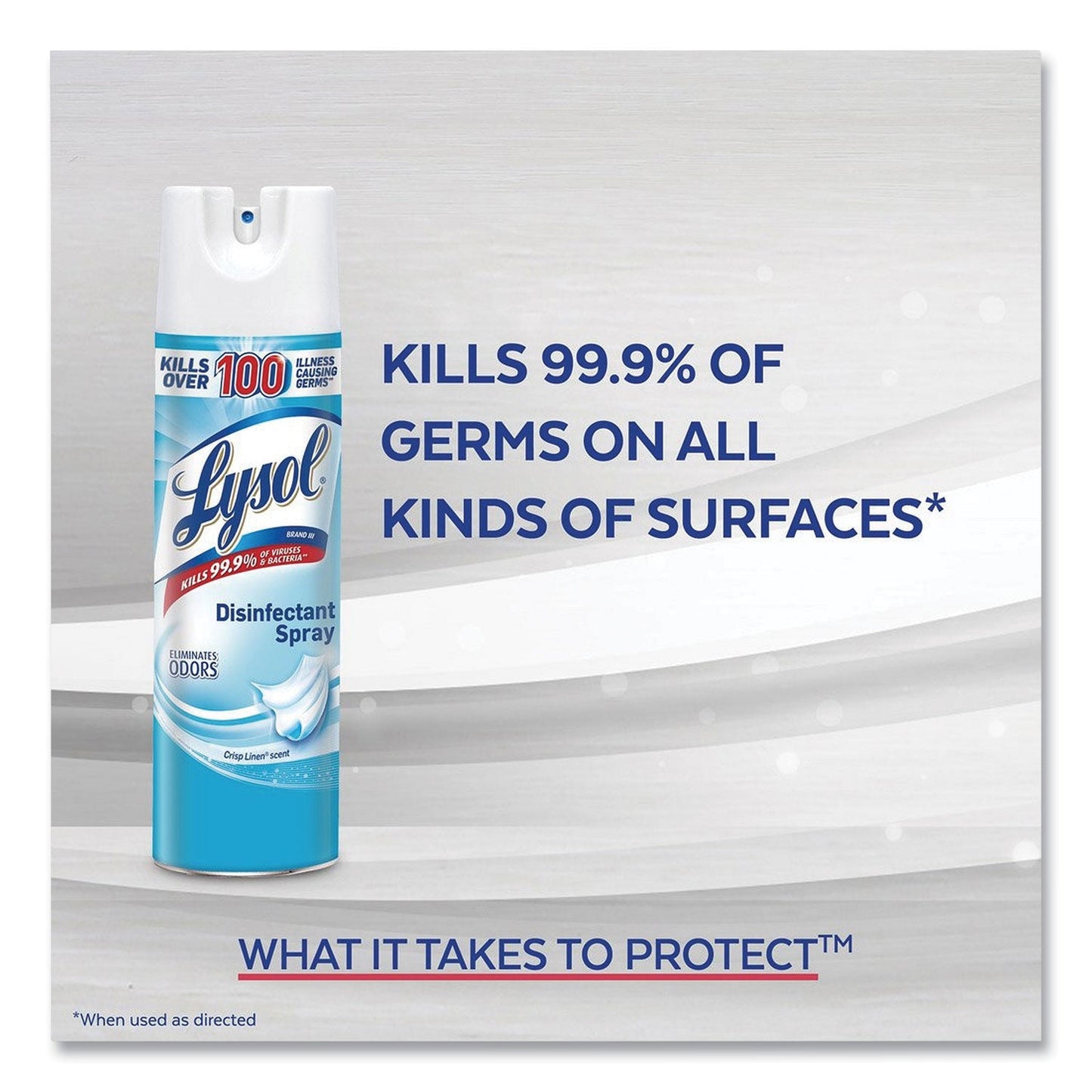 LYSOL Disinfectant Spray, Spring Waterfall Scent, 19 oz Aerosol Spray