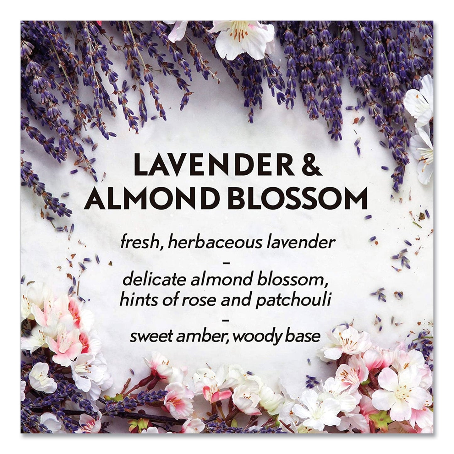 Air Wick Essential Mist Starter Kit, Lavender and Almond Blossom, 0.67 oz Bottle, 4/Carton