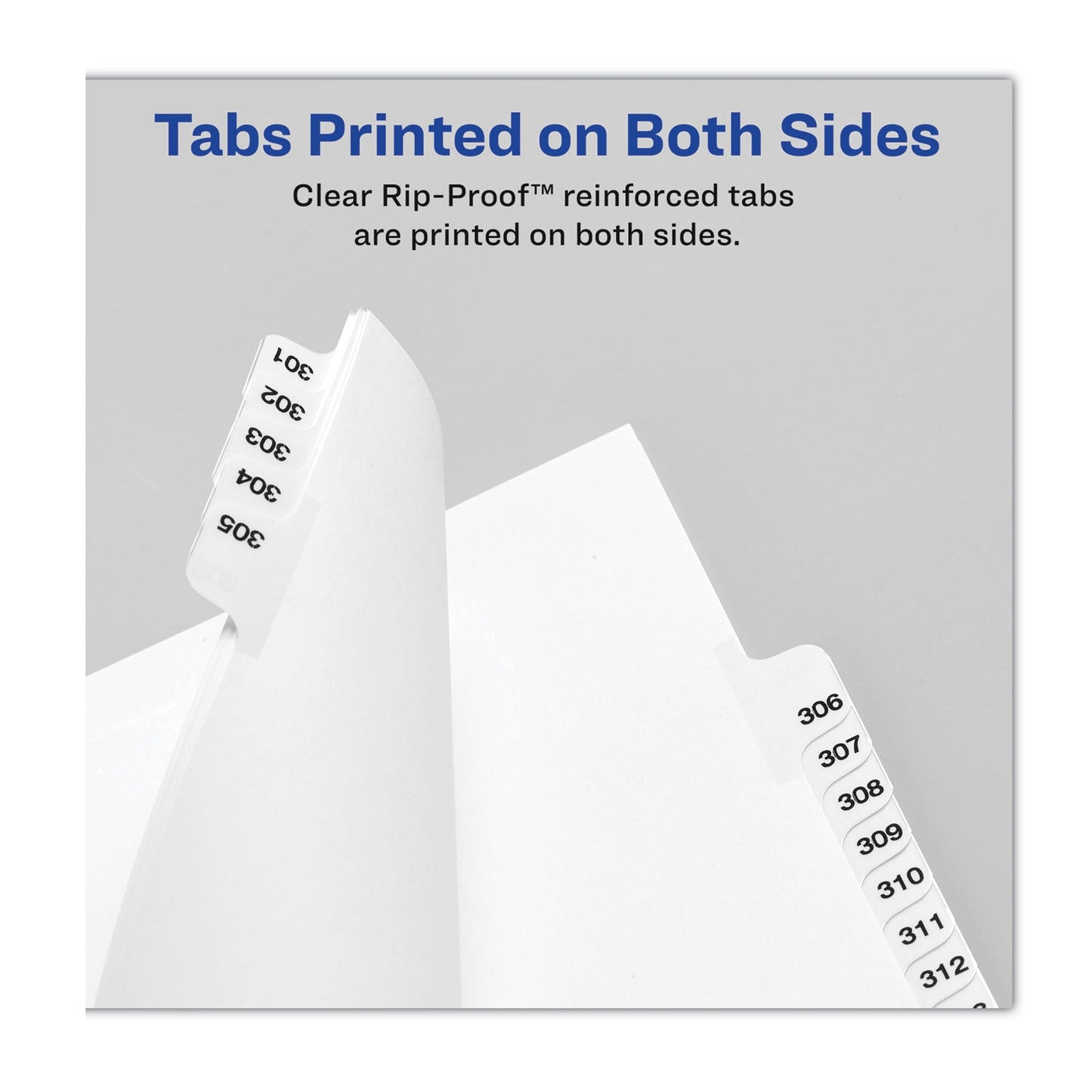 Avery Preprinted Legal Exhibit Side Tab Index Dividers, Avery Style, 10-Tab, 67, 11 x 8.5, White, 25/Pack, (1067)