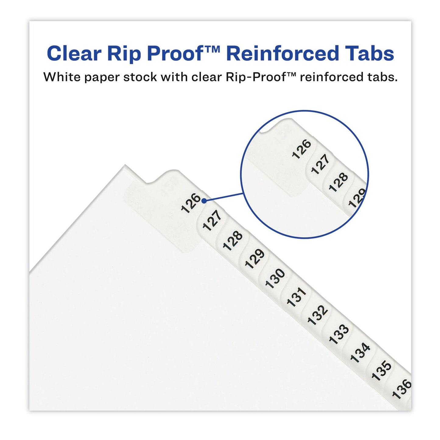 Avery Preprinted Legal Exhibit Side Tab Index Dividers, Avery Style, 25-Tab, 176 to 200, 11 x 8.5, White, 1 Set, (1337)