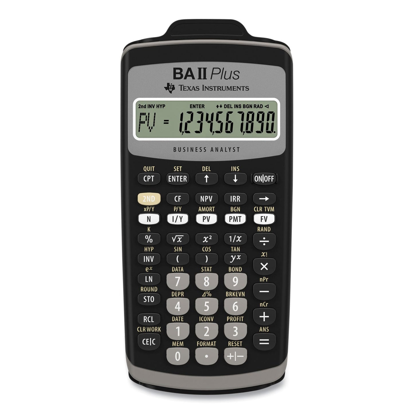 Texas Instruments BAIIPlus Financial Calculator, 10-Digit LCD