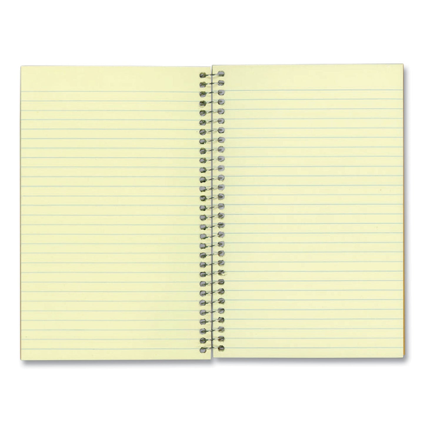 National Single-Subject Wirebound Notebooks, 1 Subject, Narrow Rule, Brown Cover, 7.75 x 5, 80 Eye-Ease Green Sheets