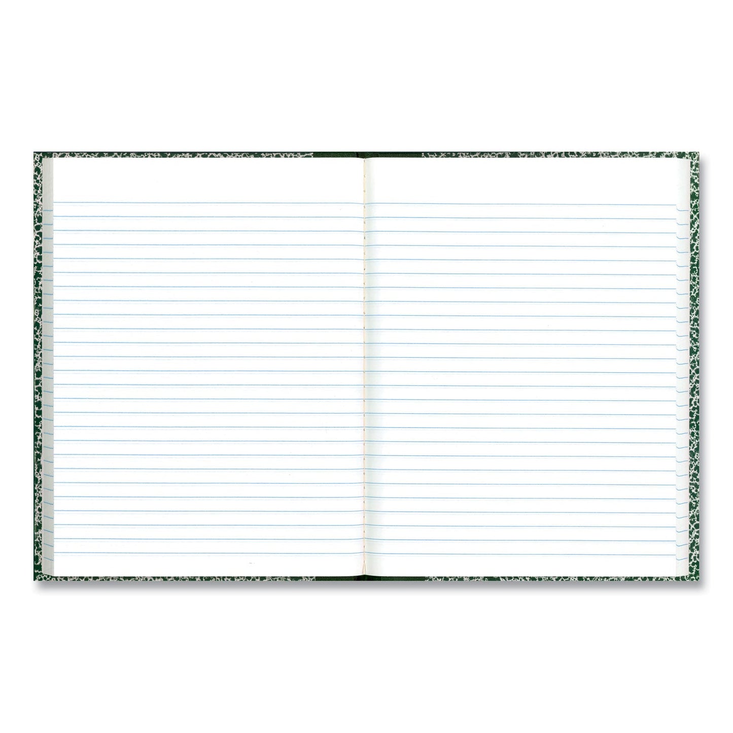 National Lab Notebook, Wide/Legal Rule, Green Marble Cover, 10.13 x 7.88, 96 Sheets