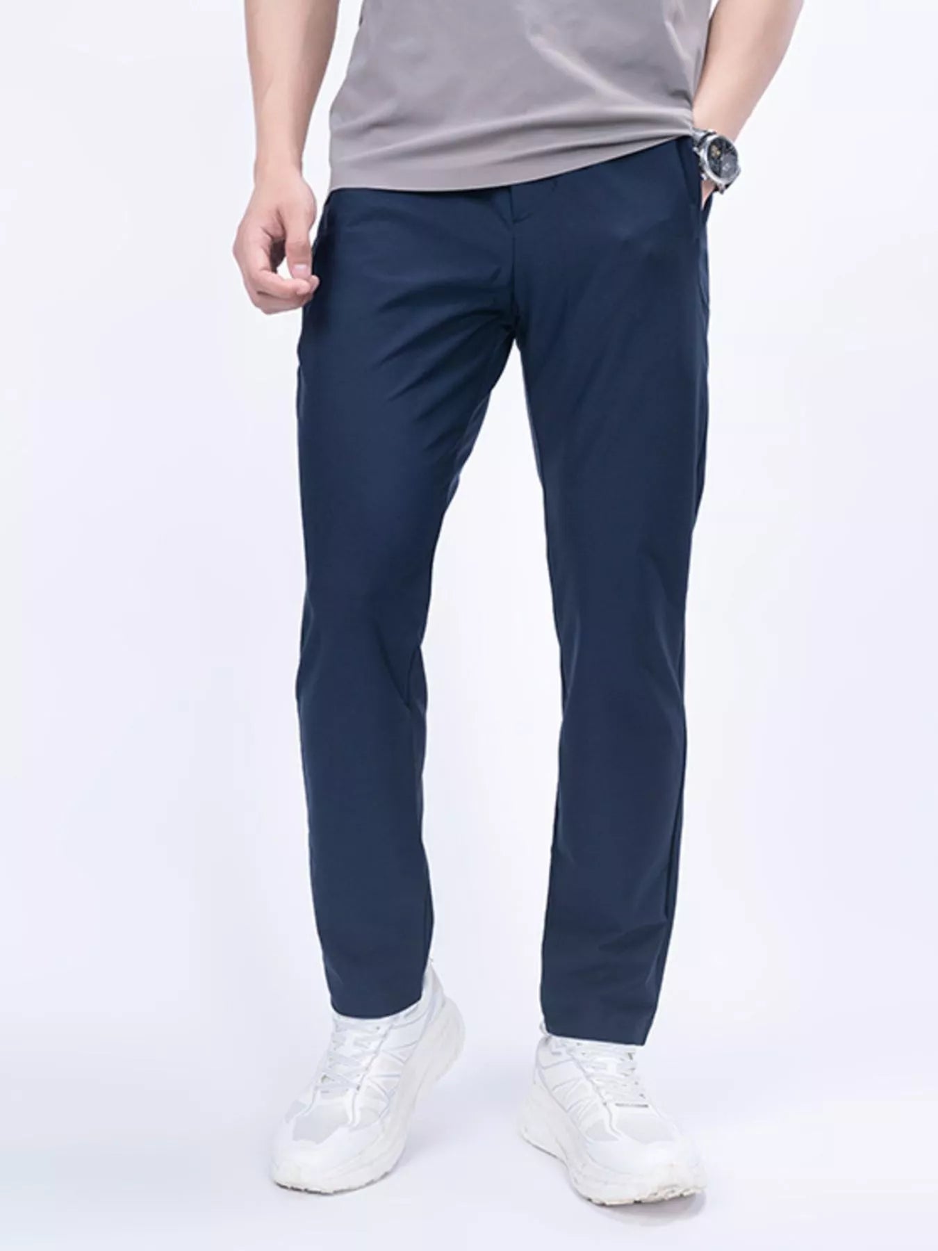 Men's Plus Size Slim-Fit Casual Pants