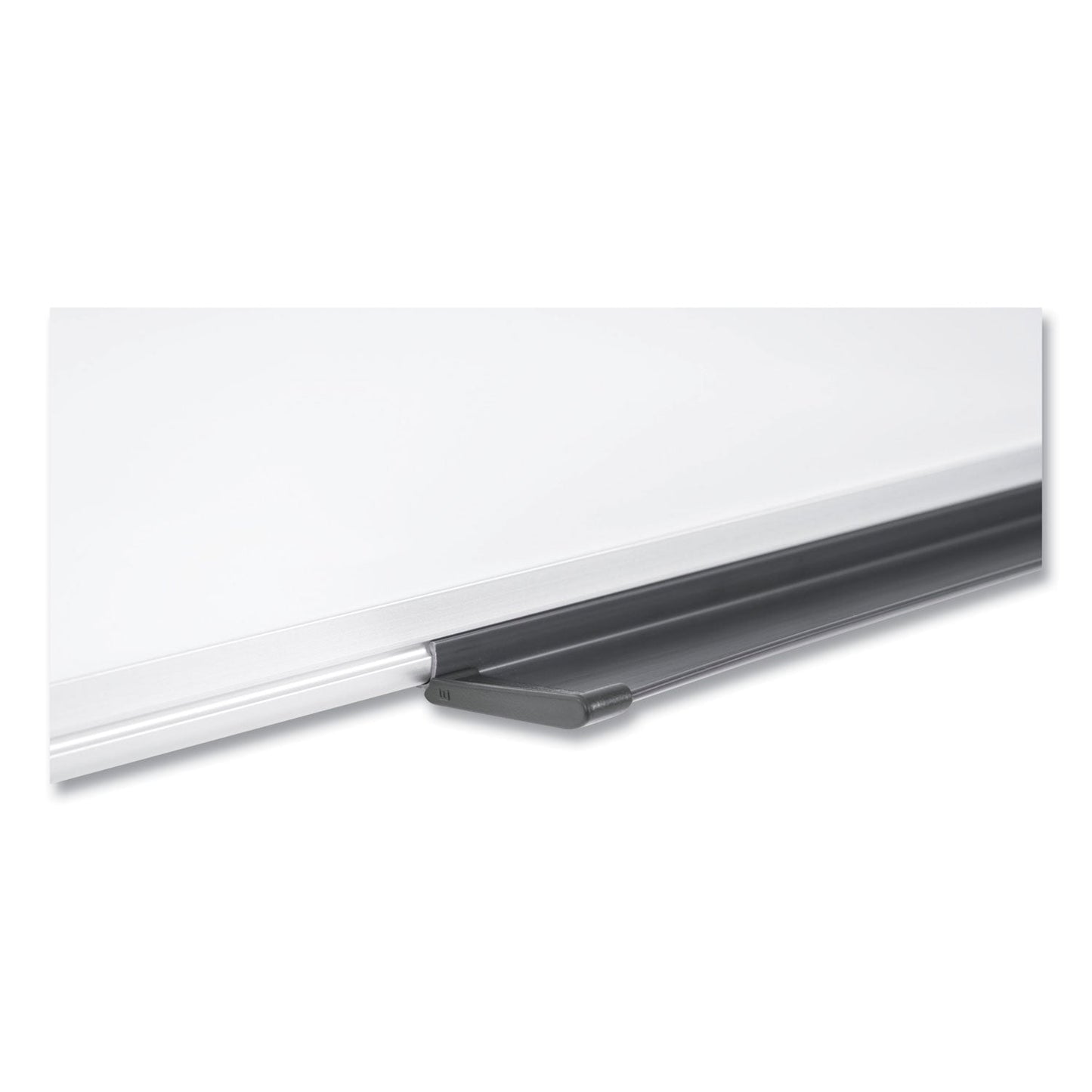 MasterVision Value Lacquered Steel Magnetic Dry Erase Board, 48 x 96, White, Aluminum Frame