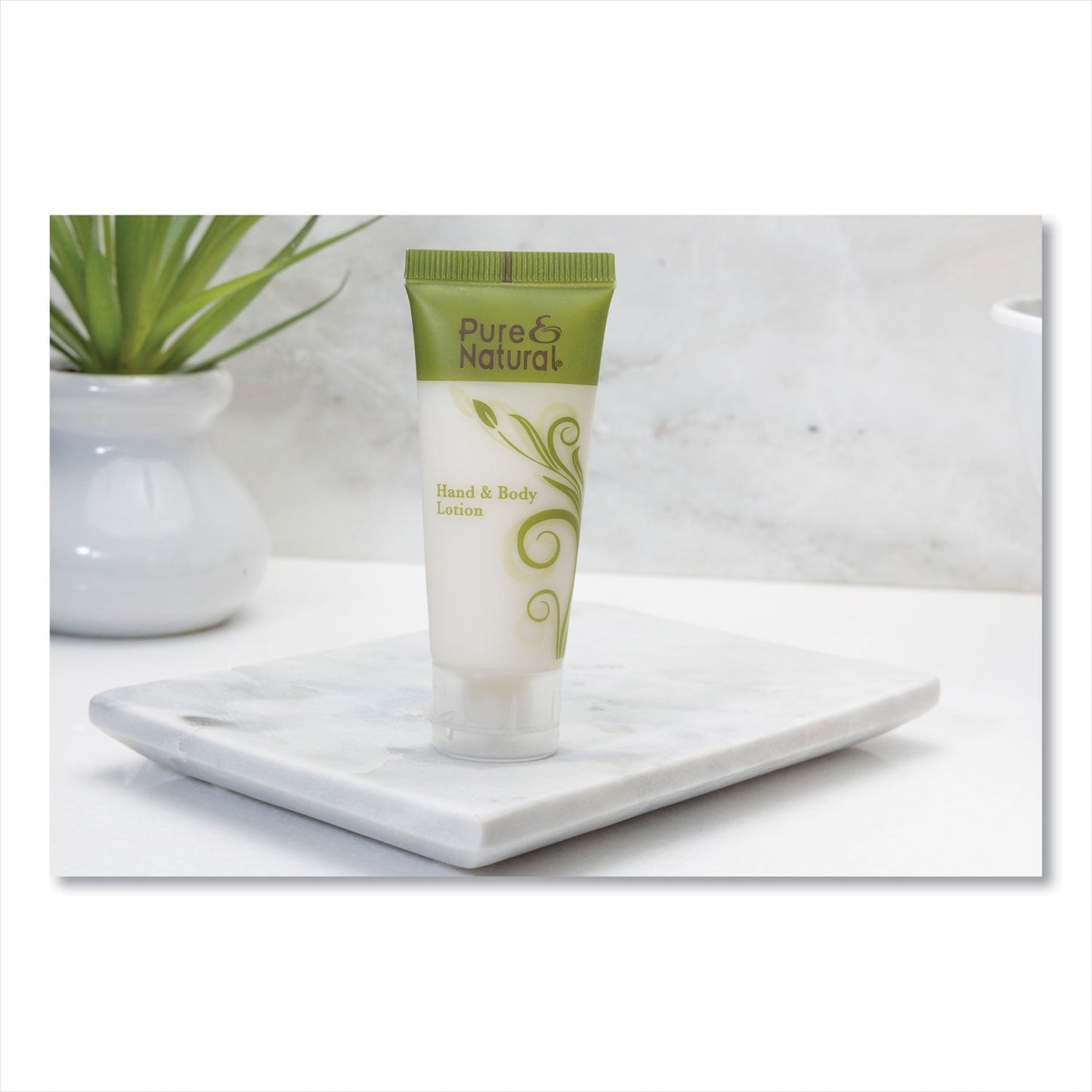 Pure & Natural Hand and Body Lotion, 0.75 oz, 288/Carton