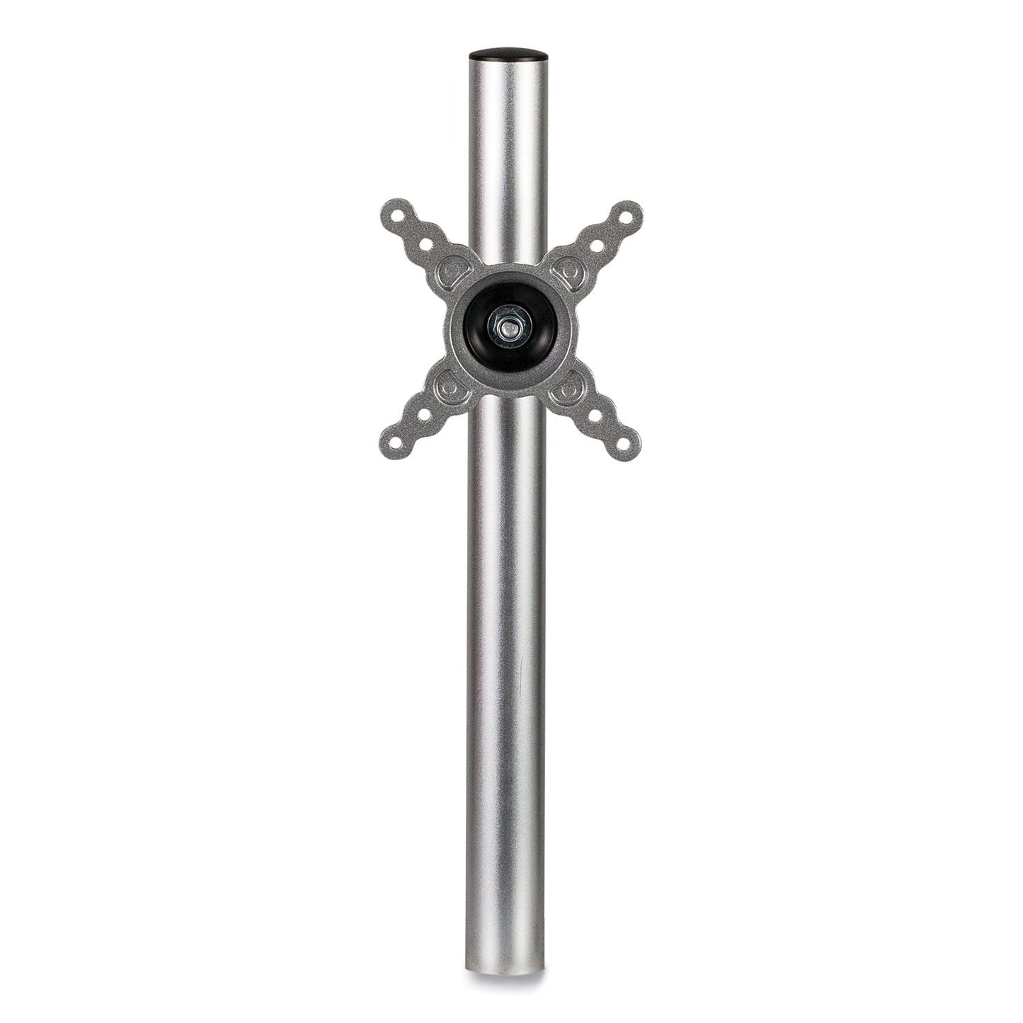 Fellowes Lotus Single Monitor Arm Kit, For 26" Monitors, 180 Degree Rotation, 180 Degree Pan, Silver, Supports 17 lb