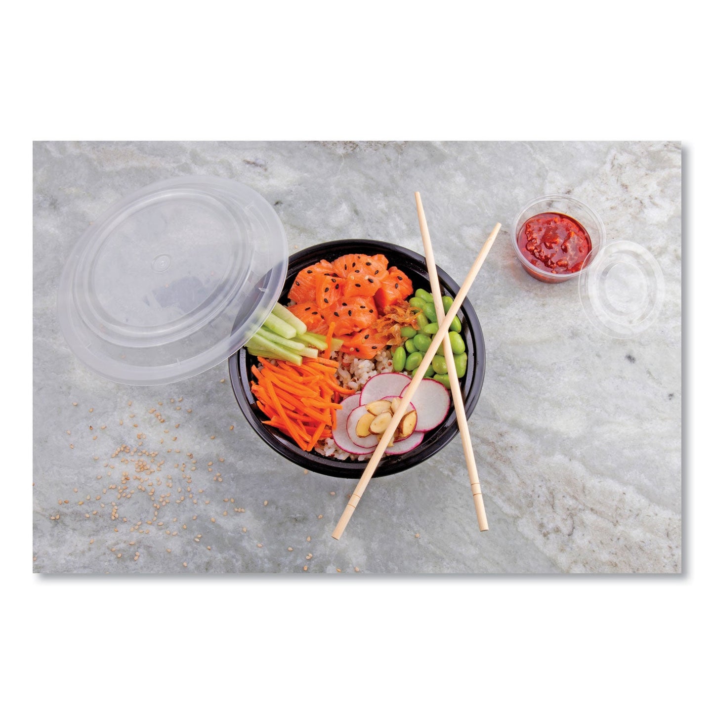 AmerCareRoyal ChoPolystyreneticks, Bamboo, 9", Natural, 1000/Carton