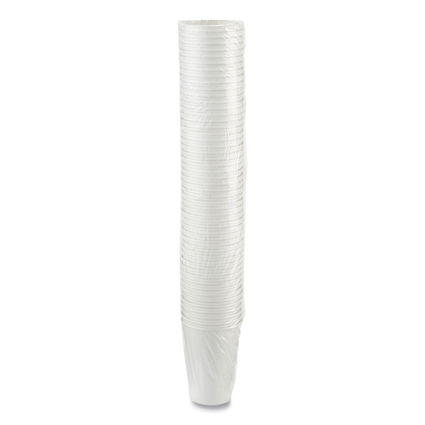 Dixie Paper Hot Cups, 16 oz, White, 50/Sleeve, 20 Sleeves/Carton