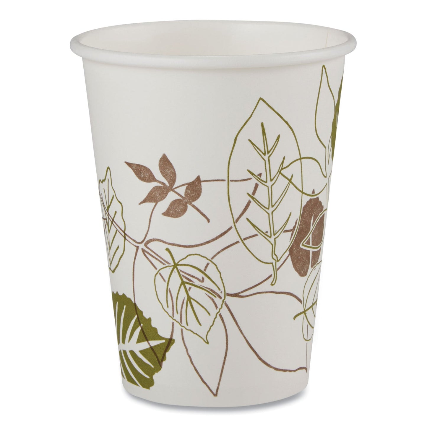Dixie Pathways Paper Hot Cups, 12 oz, 25/Bag, 20 Bags/Carton