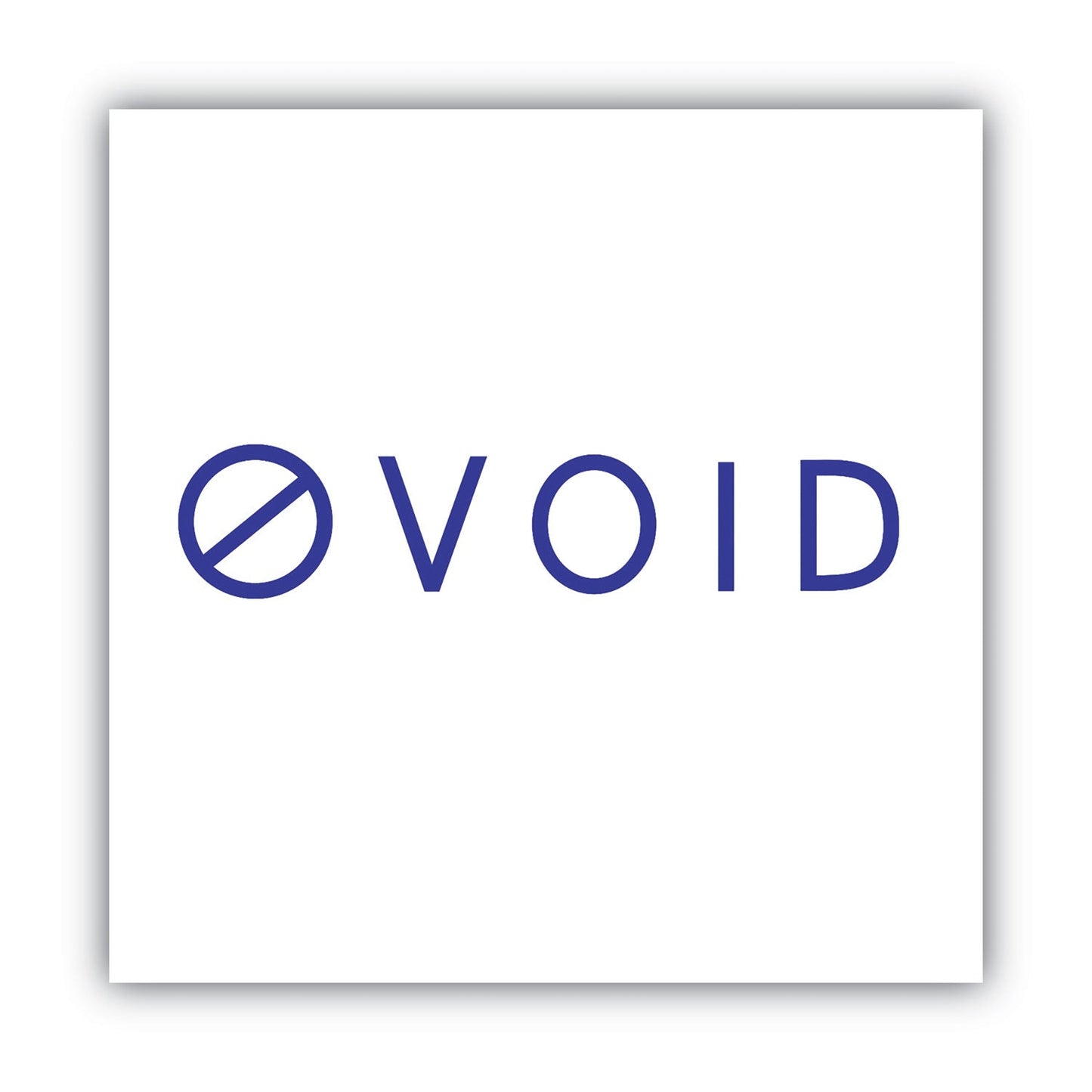 ACCUSTAMP2 Pre-Inked Shutter Stamp, Blue, VOID, 1.63 x 0.5