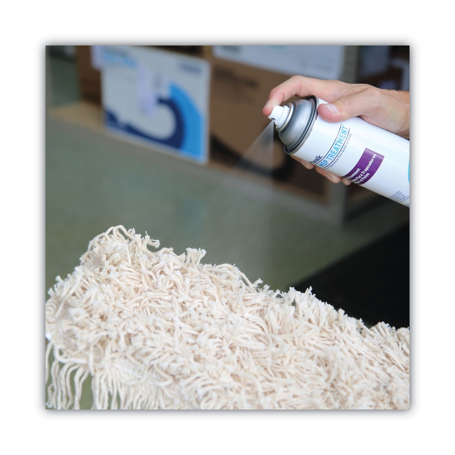 Boardwalk Dust Mop Treatment, Pine Scent, 18 oz Aerosol Spray, 12/Carton