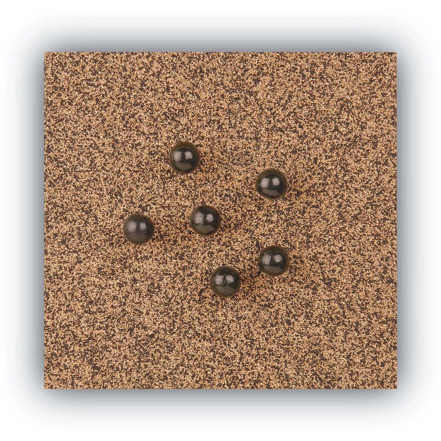 MasterVision Tech Cork Board, 36x48, Silver/Black Frame